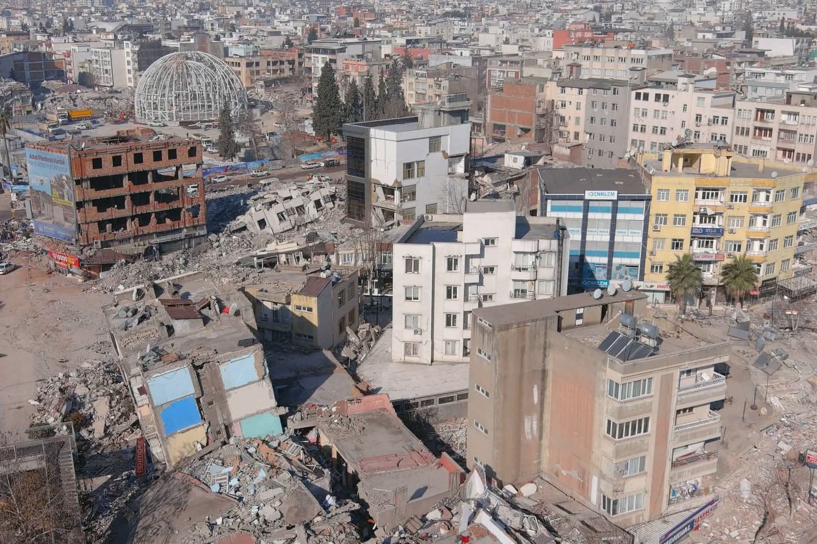 Deprem sonrası Adıyaman'daki yıkım