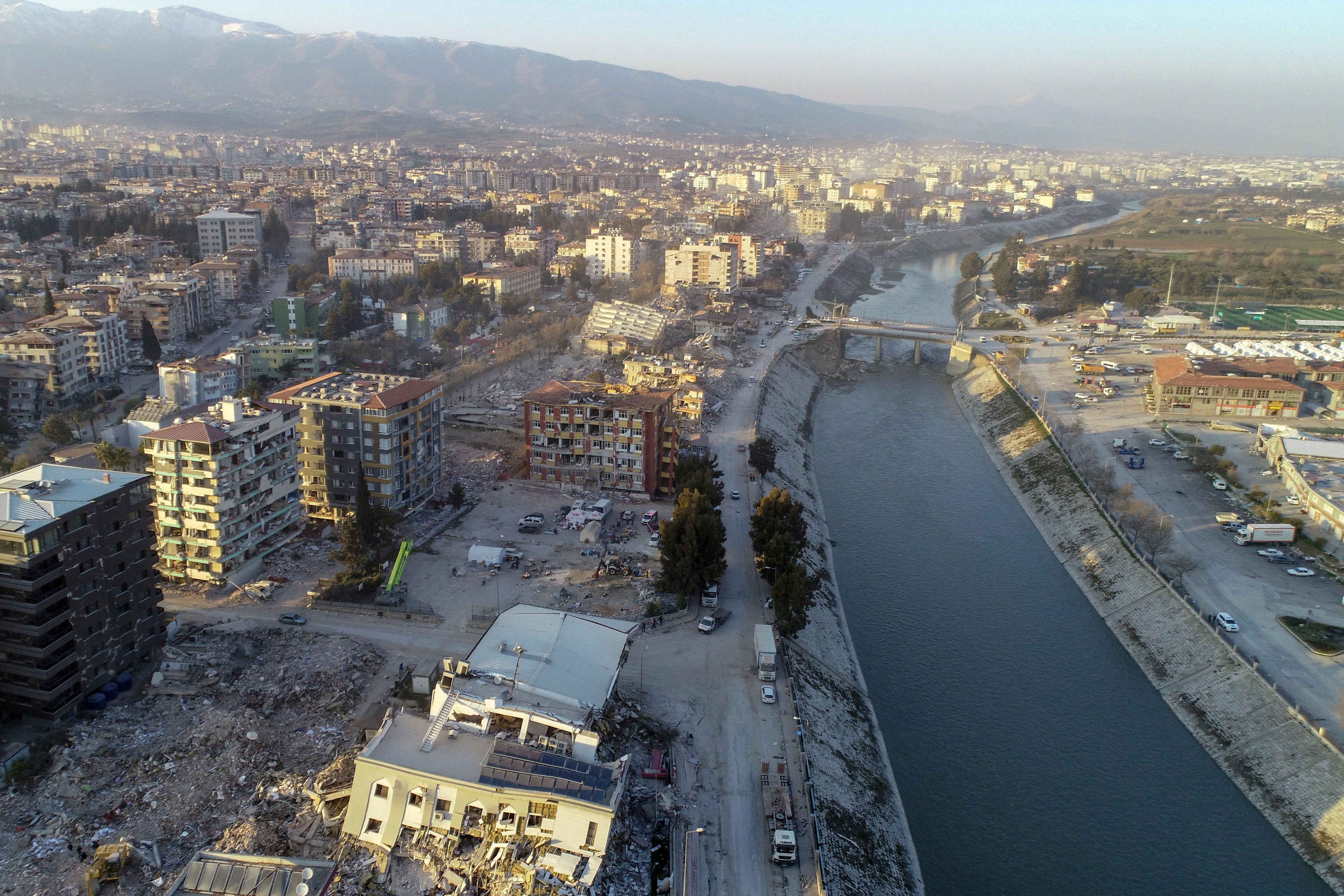 Deprem sonrası Hatay Antakya'daki yıkım