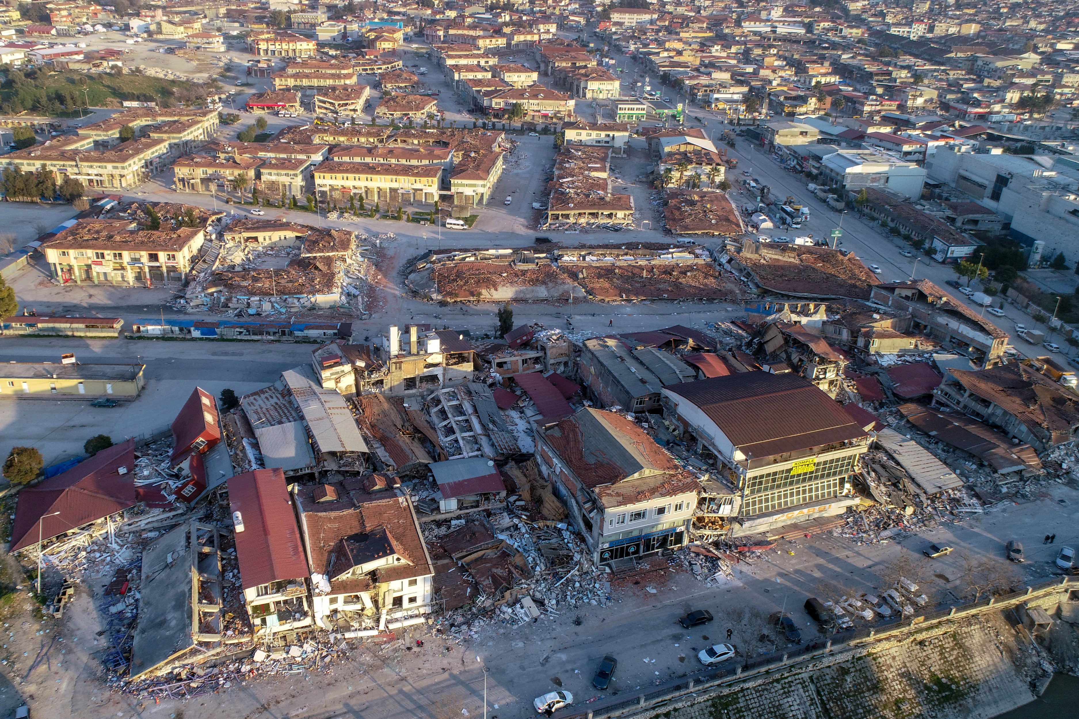 Deprem sonrası Hatay Antakya'daki yıkım