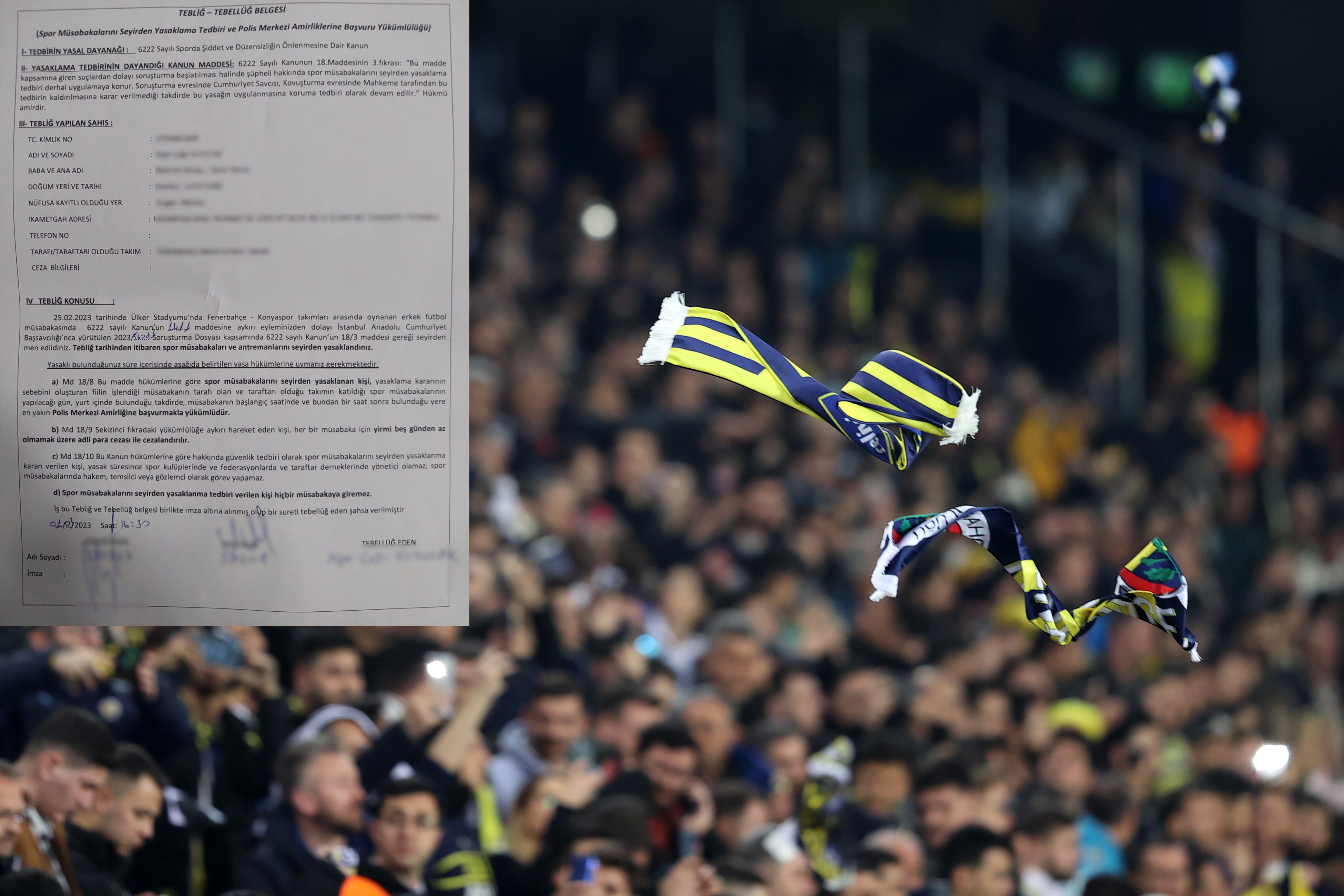 Fenerbahçe tribünü