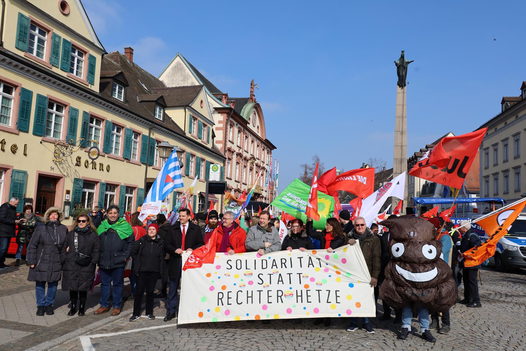 Almanya'da Almanya için Alternatif partisi kongresine karşı eylem