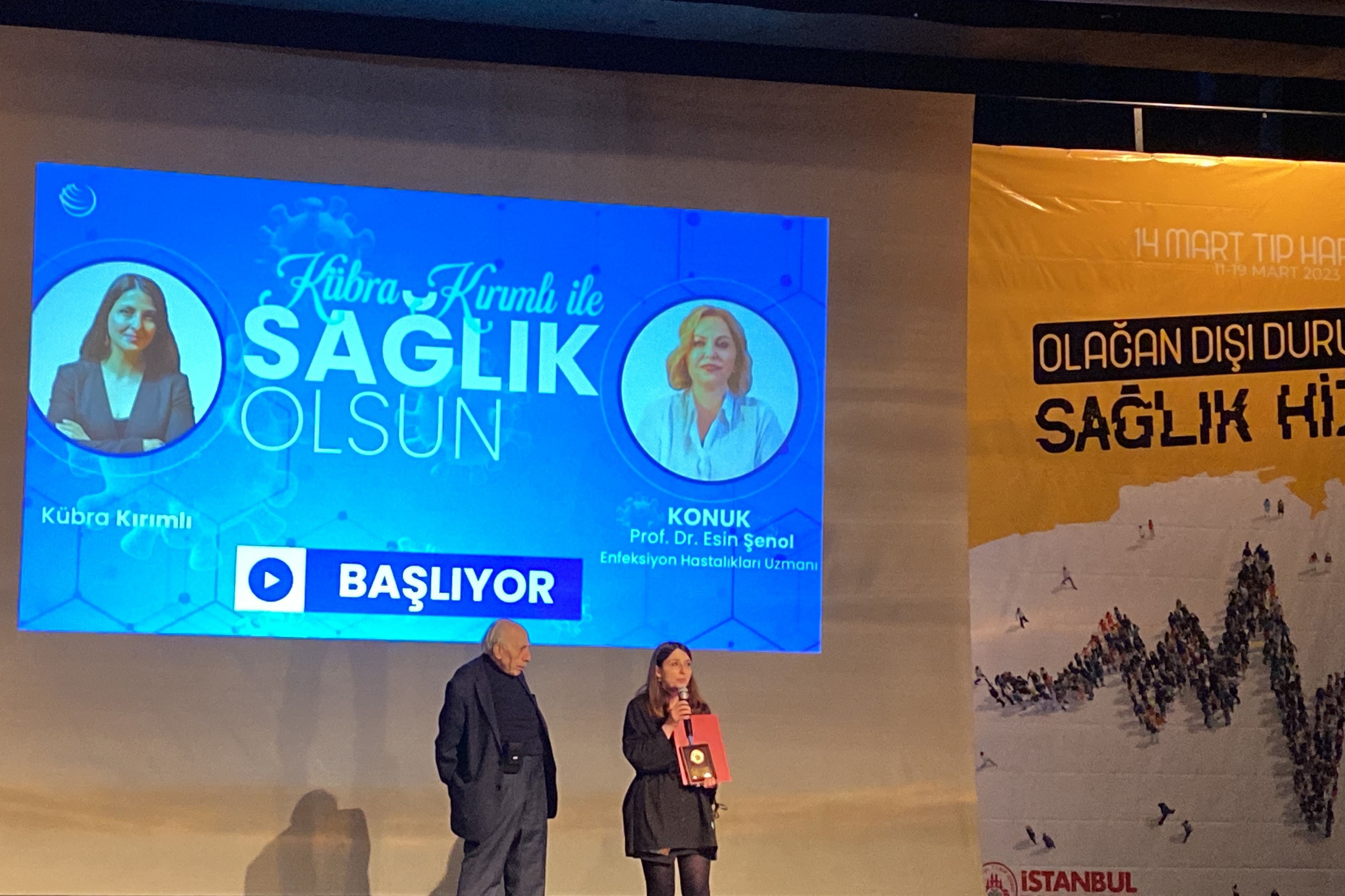 İstanbul Tabip Odası Dr. Ali Özyurt Basında Sağlık Ödülleri töreni