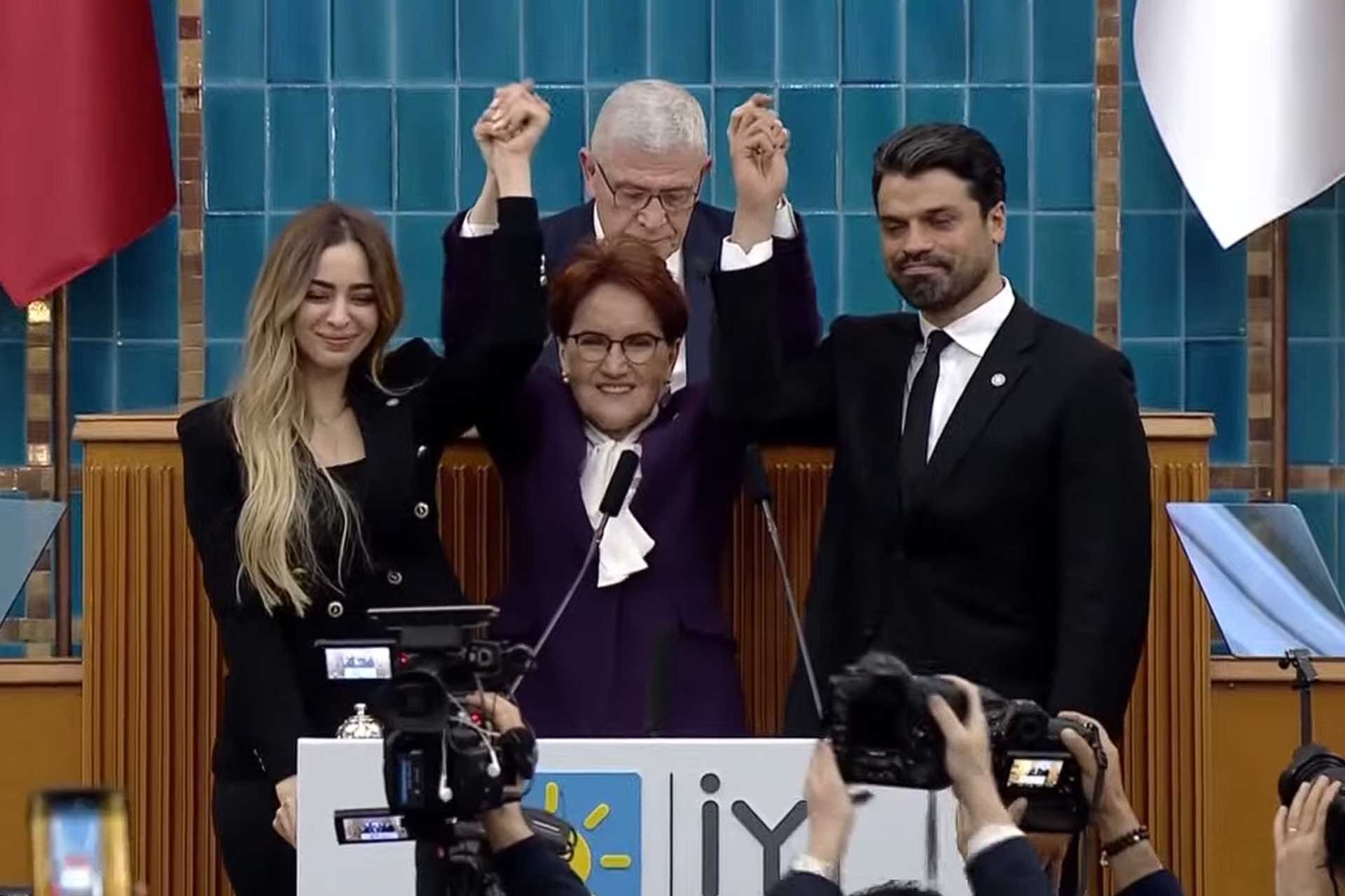 Müge Zan, Meral Akşener ve Gökhan Zan