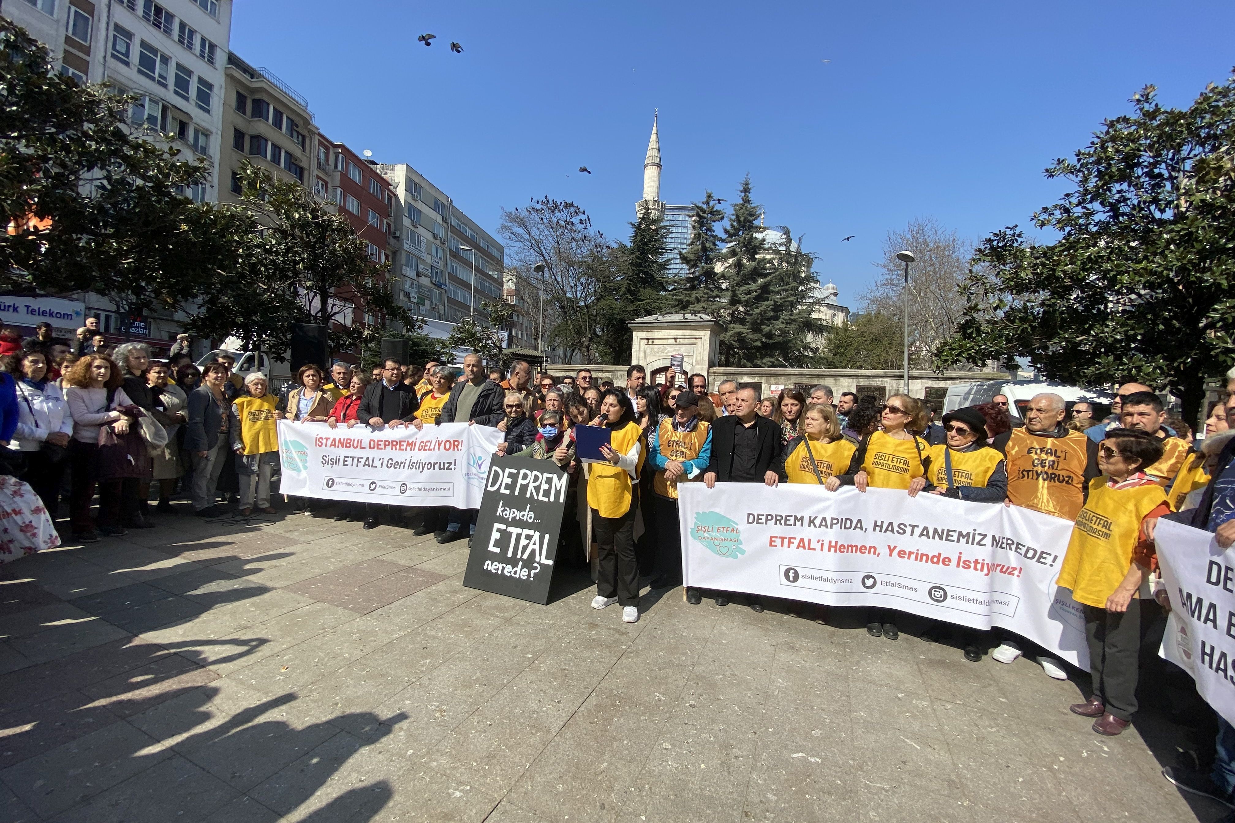 Şişli halkı: Şişli Etfal yeniden faaliyete geçsin istiyoruz