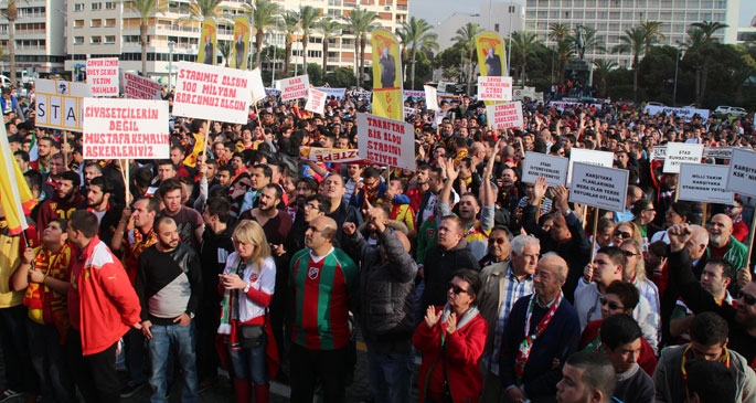 İzmir'de 'taraftar bir oldu stadını istiyor'