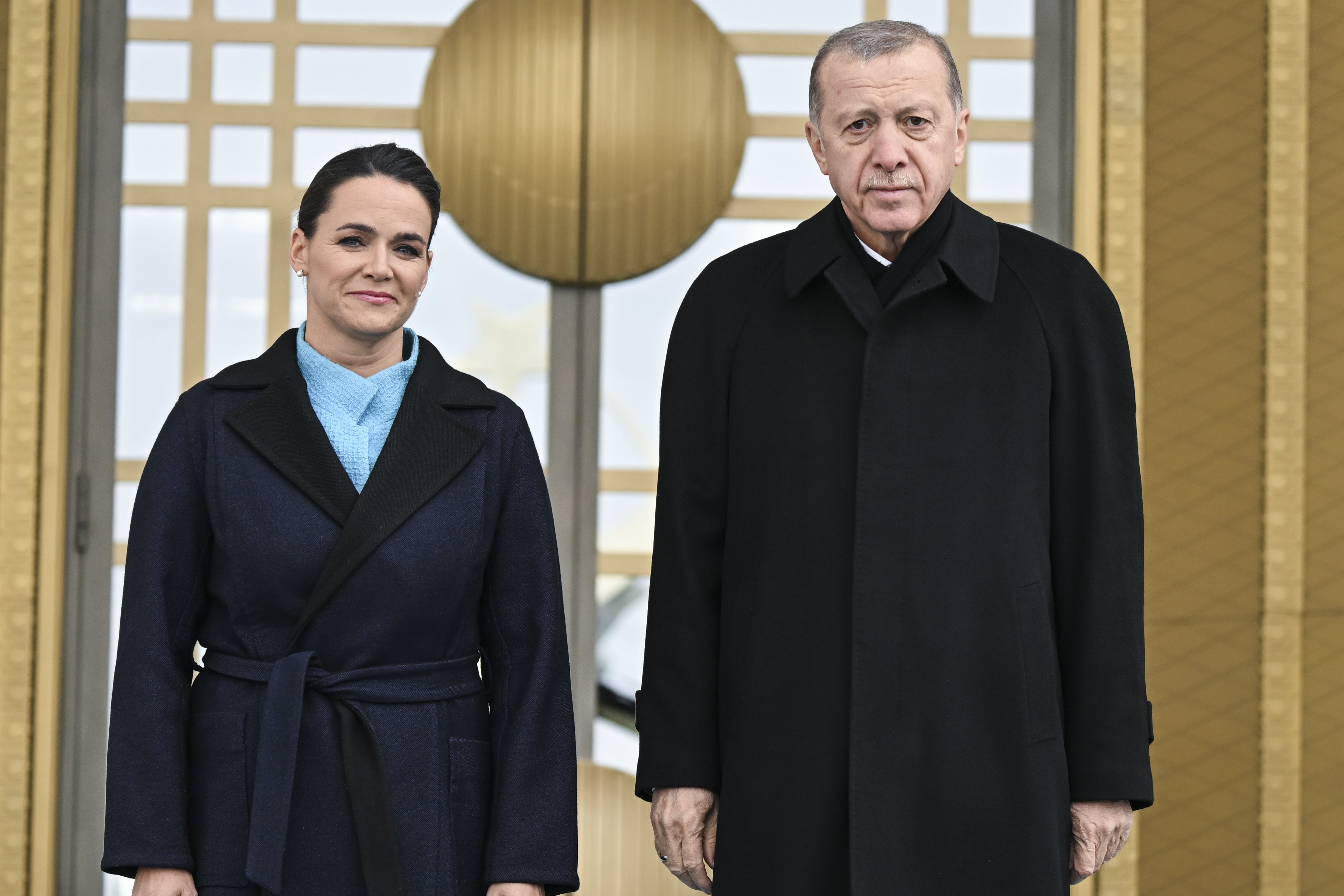 Macaristan Cumhurbaşkanı Katalin Novak ve Recep Tayyip Erdoğan