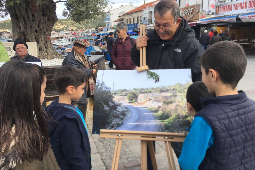 Foça taş ocağı fotoğraf sergisi