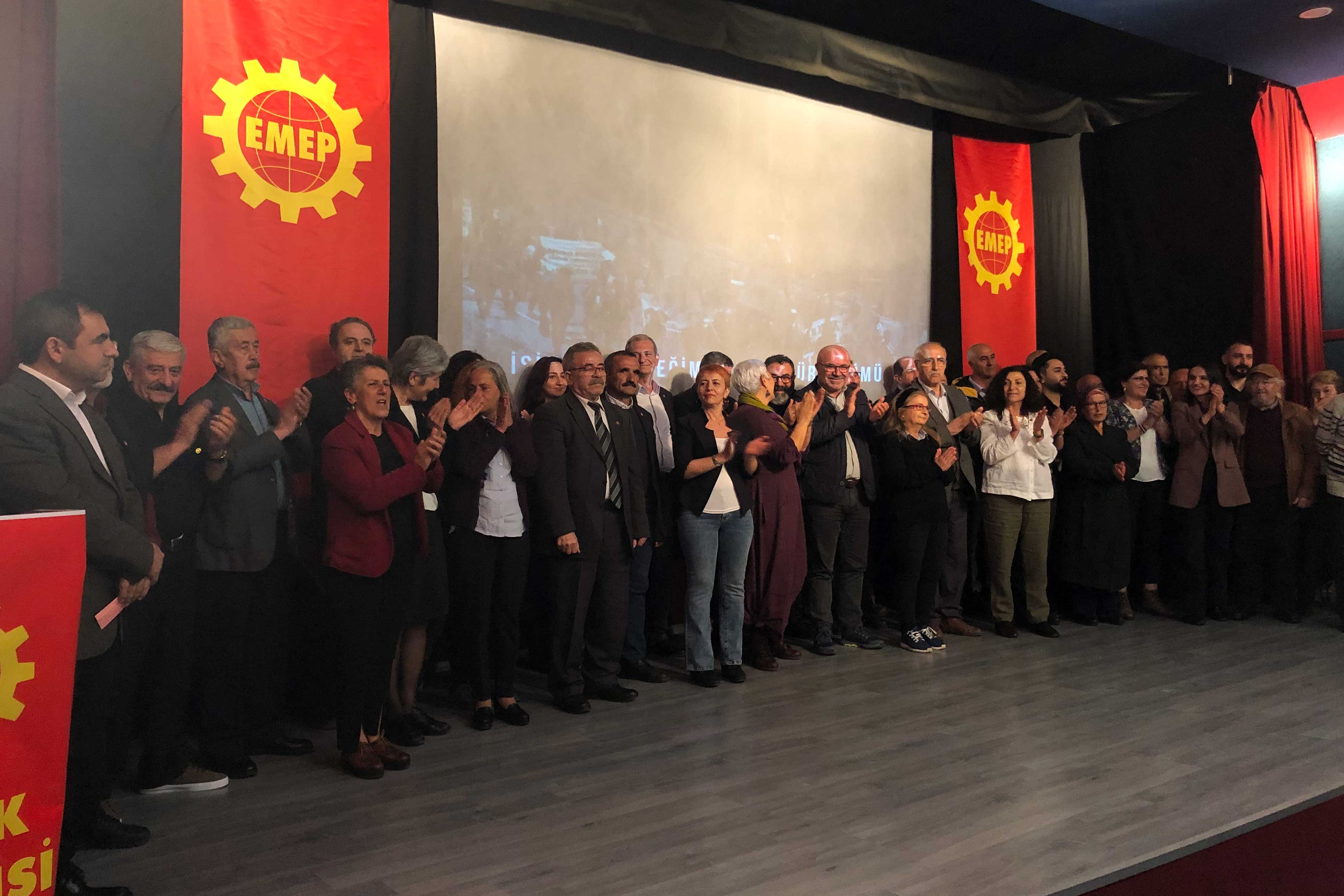 Emek Partisi (EMEP) milletvekili adayları