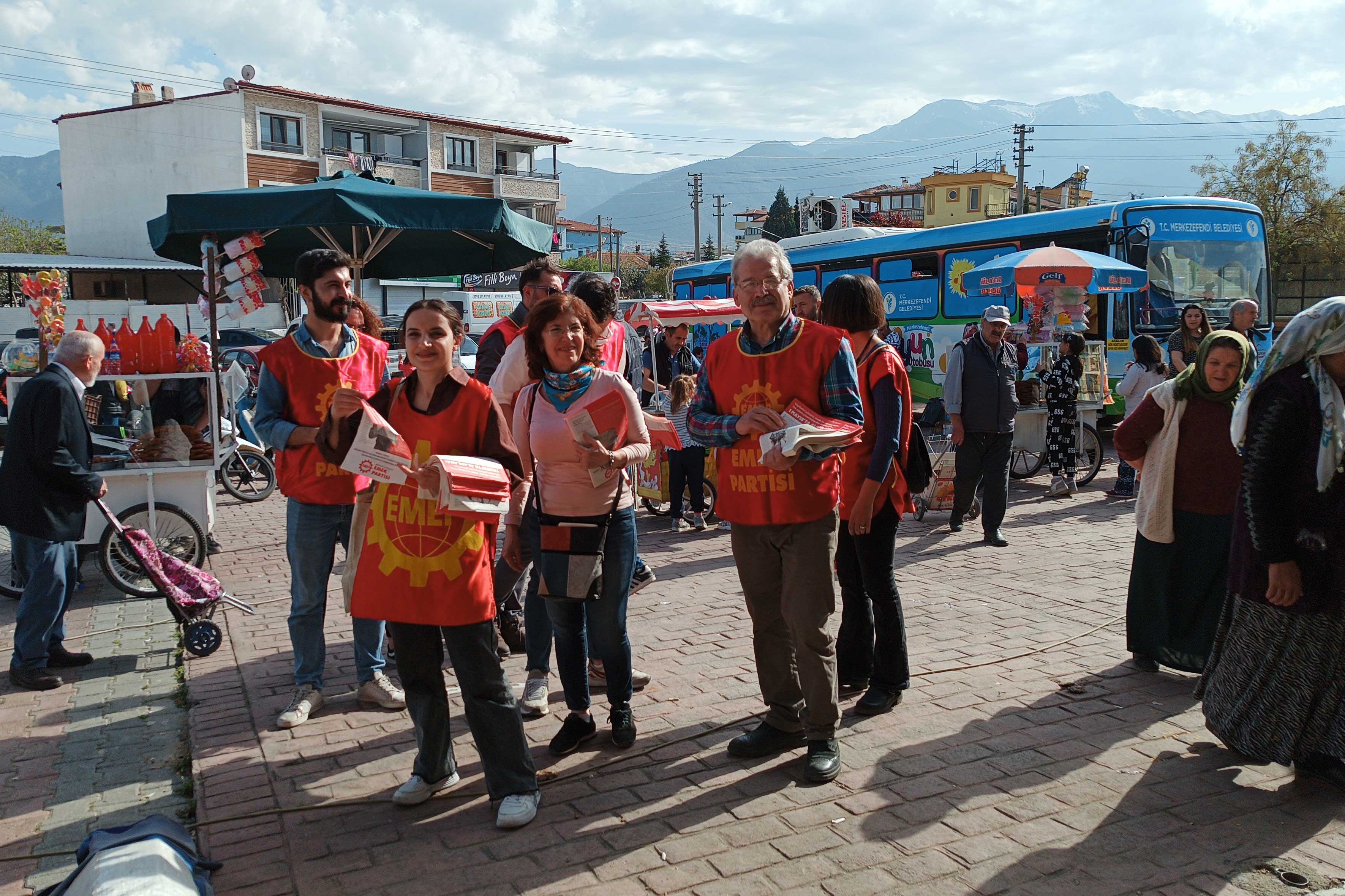 Havva Meşe seçim çalışmasında