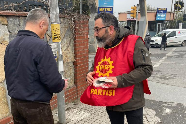 Ali Doğan işçileri ziyaret etti