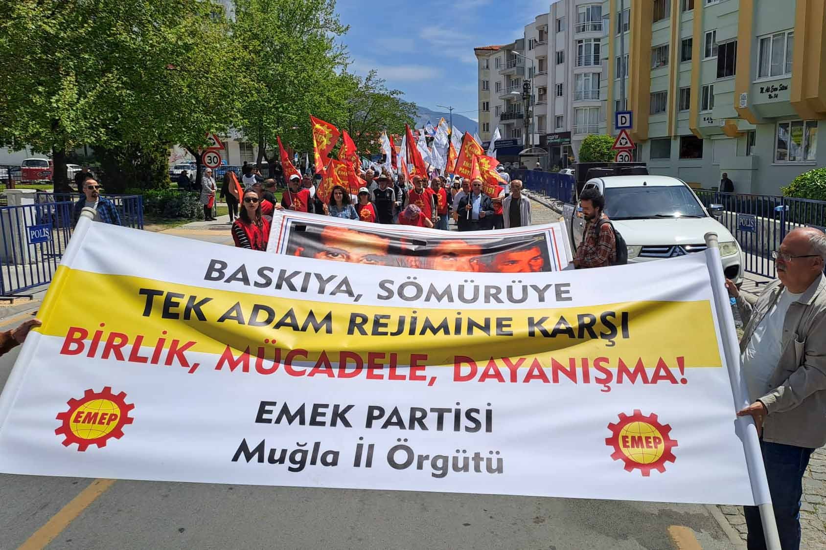 Muğla'da 1 Mayıs