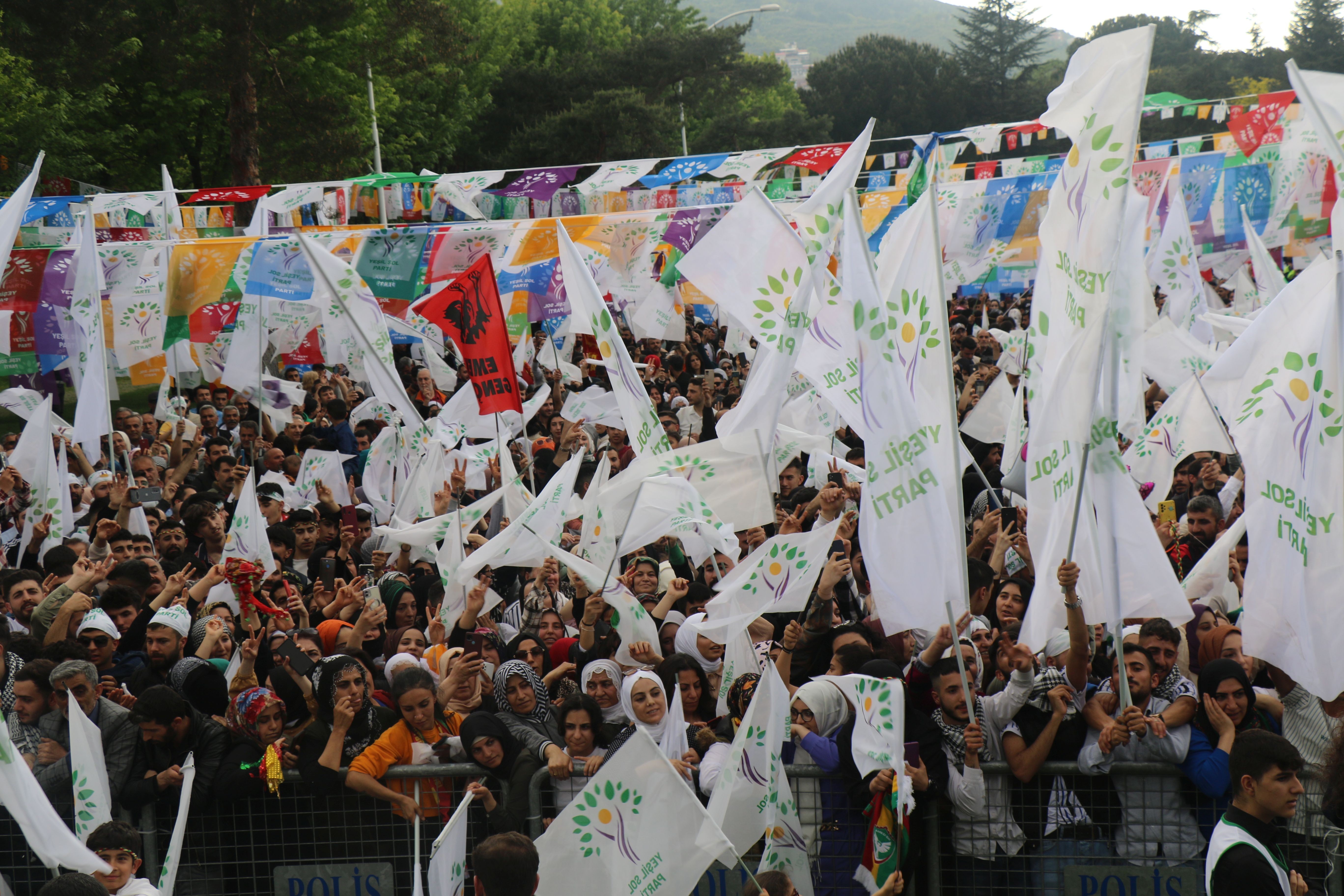 Yeşil Sol Parti mitingi