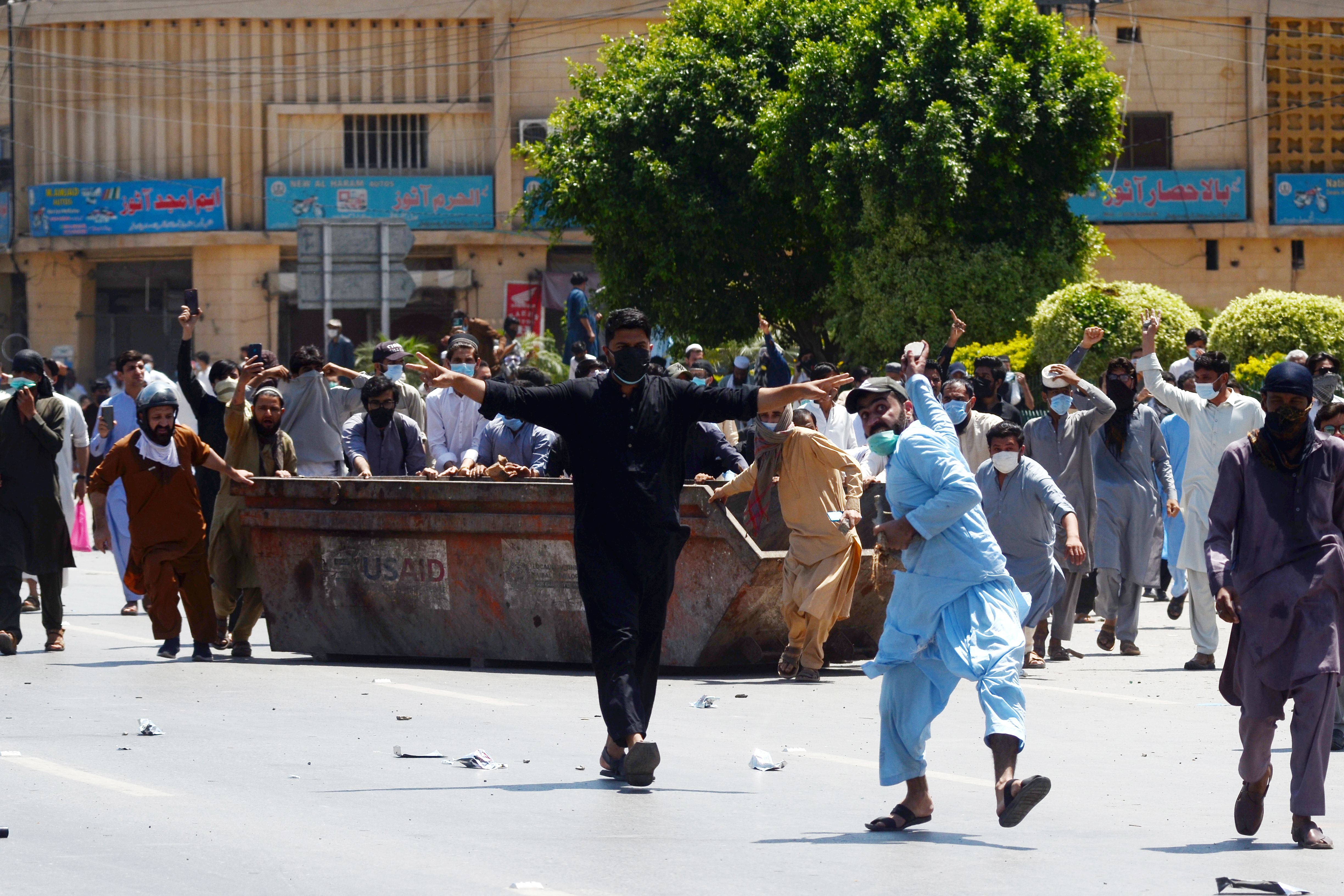 Pakistan'da protesto 