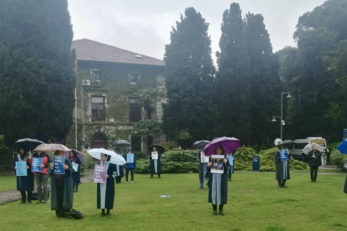 Boğaziçi akademisyen nöbeti