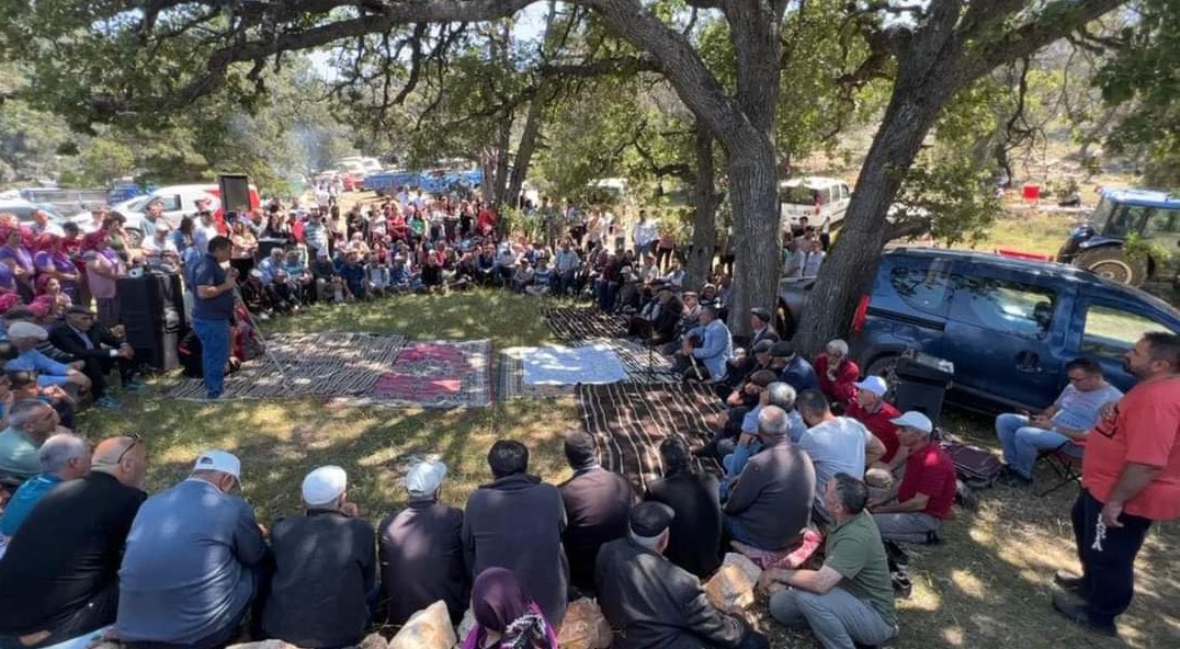 Tokat Günçalı Köyünde halk toplantısı.