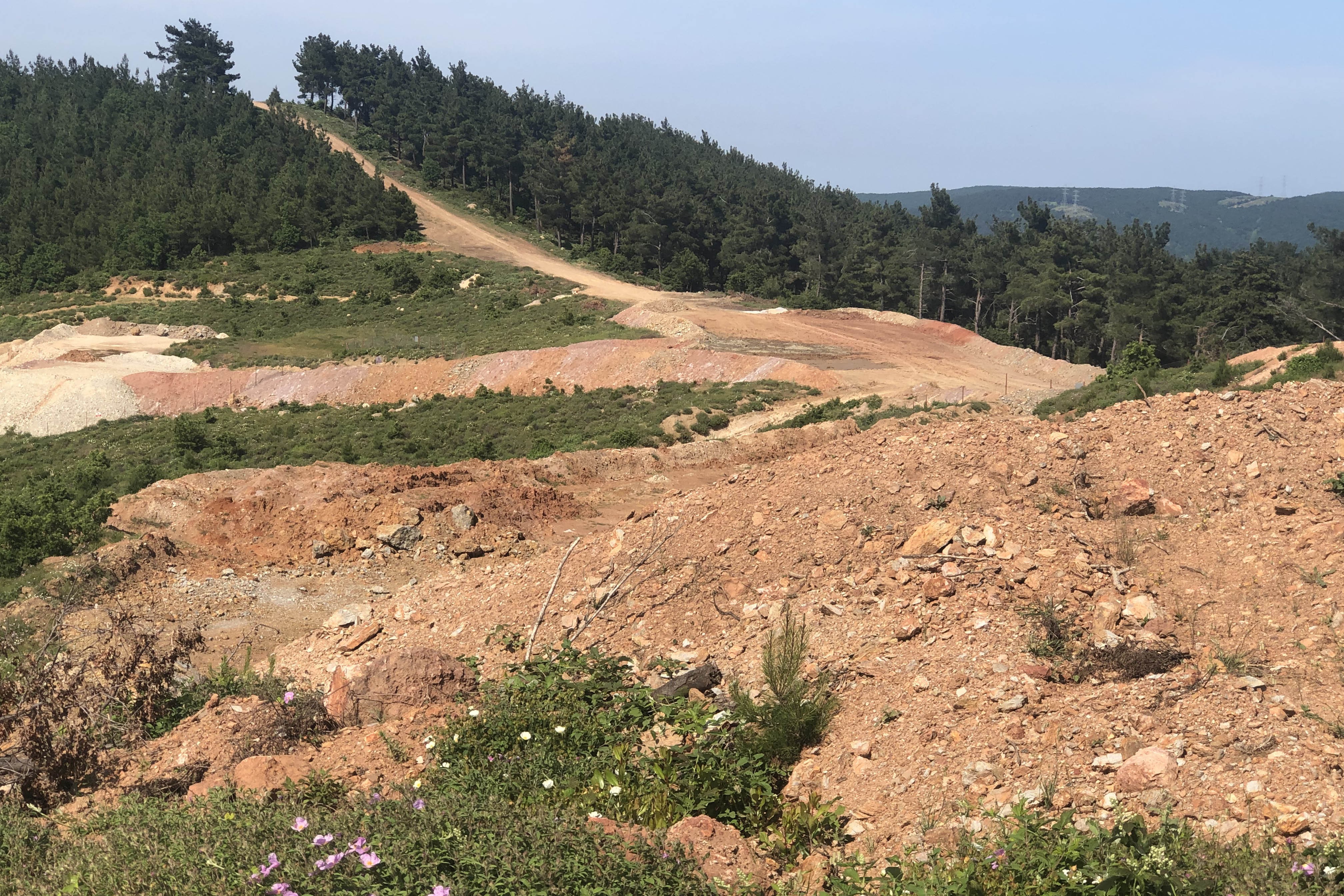 Çanakkale Lapseki ilçesinde Nurol Holding'e ait TÜMAD Altın Madeni Projesi