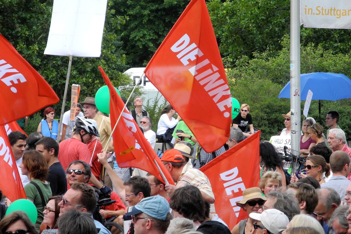 Die Linke (Alman Sol Parti) bayrakları