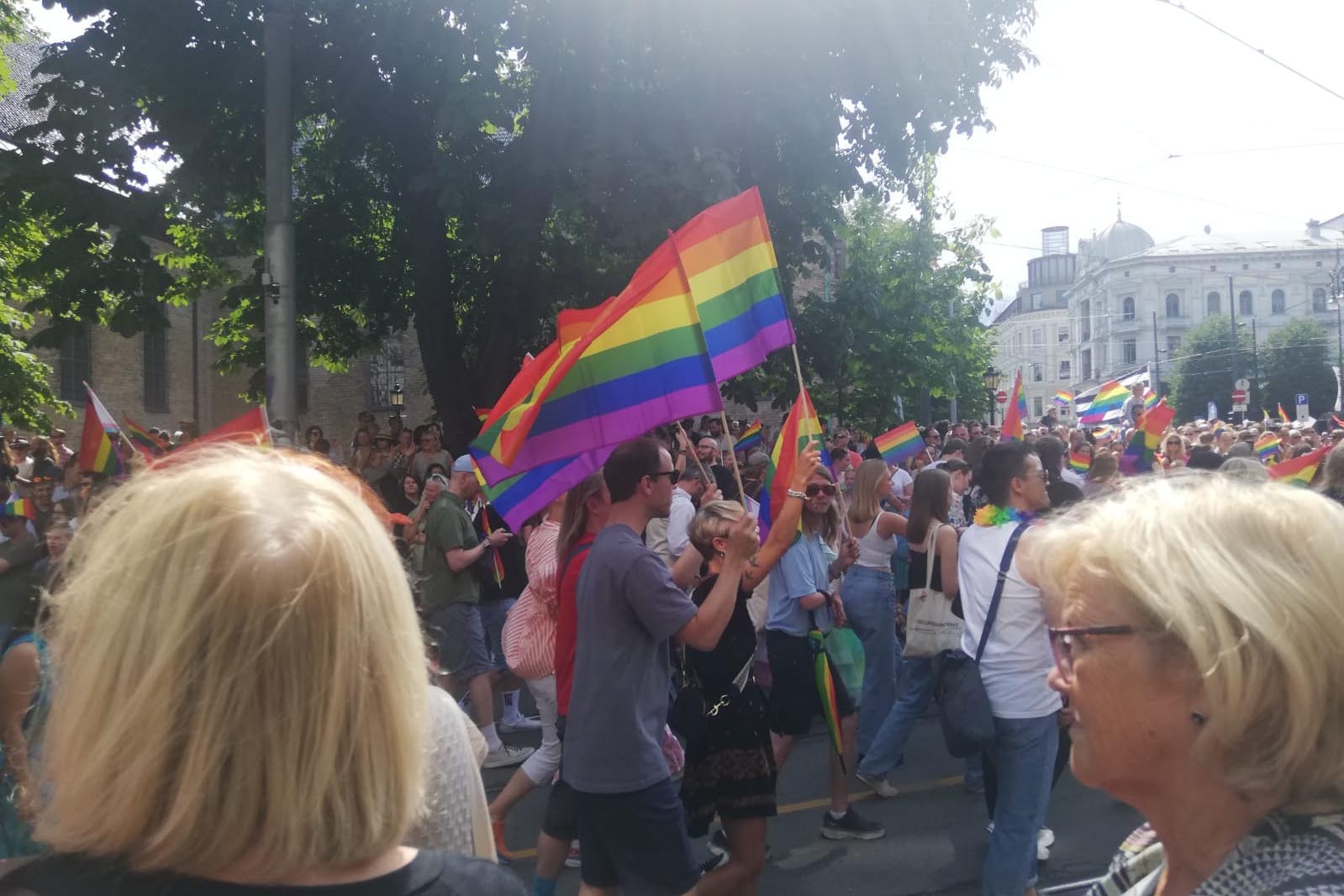 Oslo'da düzenlenen onur yürüyüşü