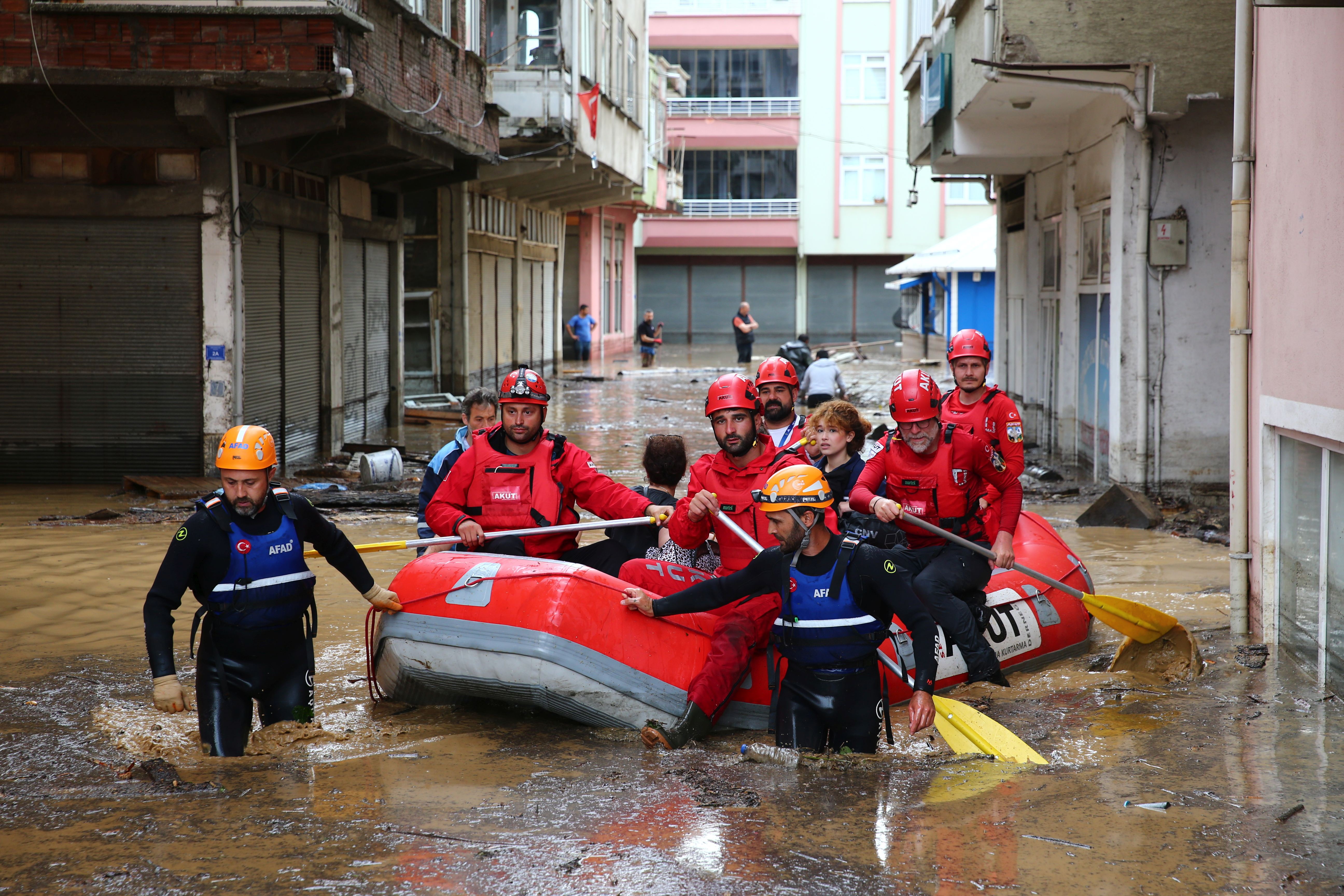 Giresun sağanak