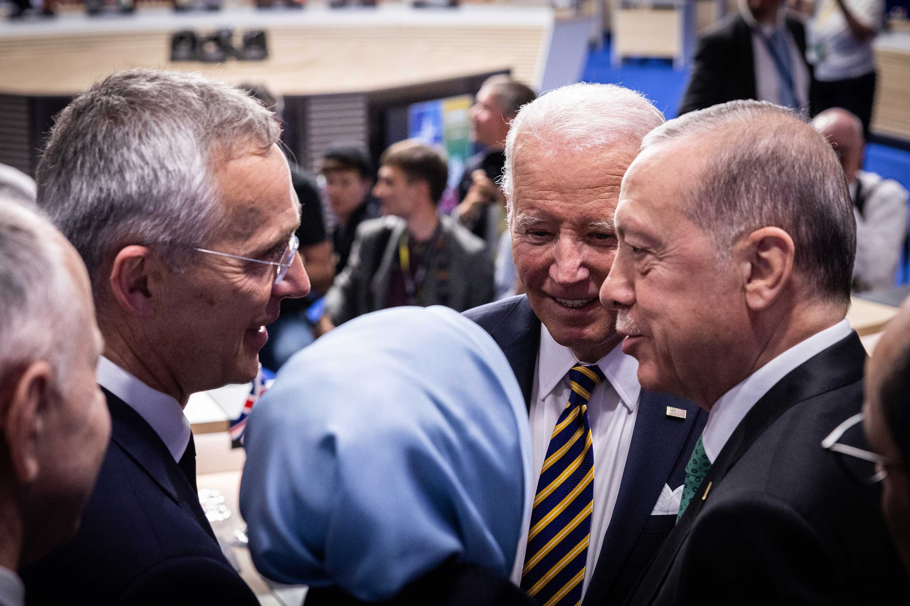 Tayyip Erdoğan, Joe Biden ve Jens Stoltenberg