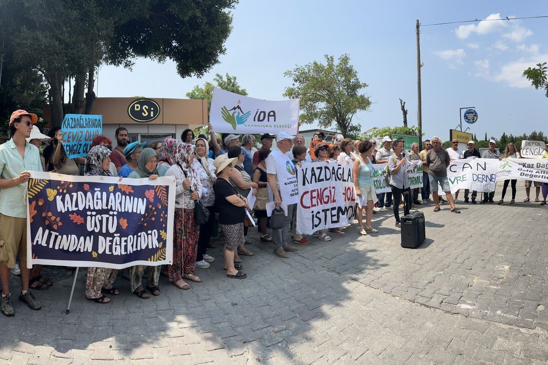 Cengiz Holding’in Halilağa madenine karşı eylem