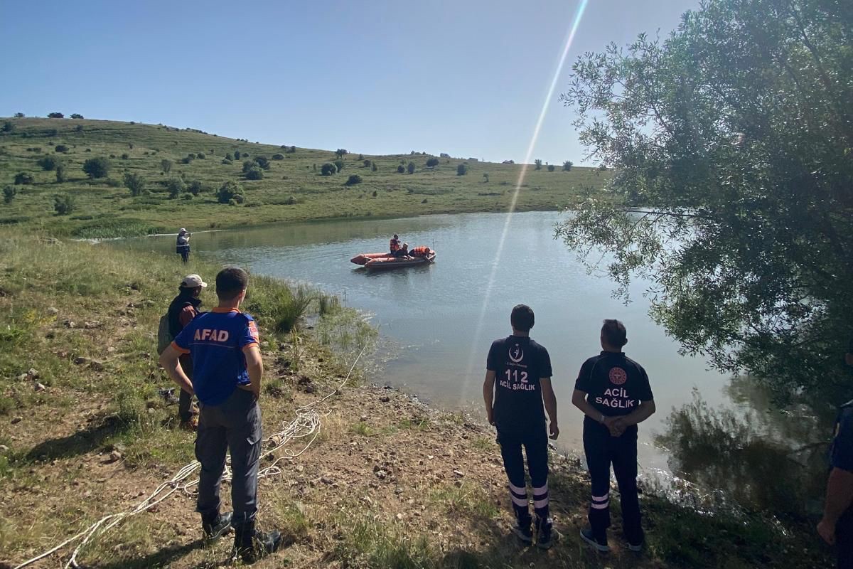 Boğulan çobanı arama çalışması