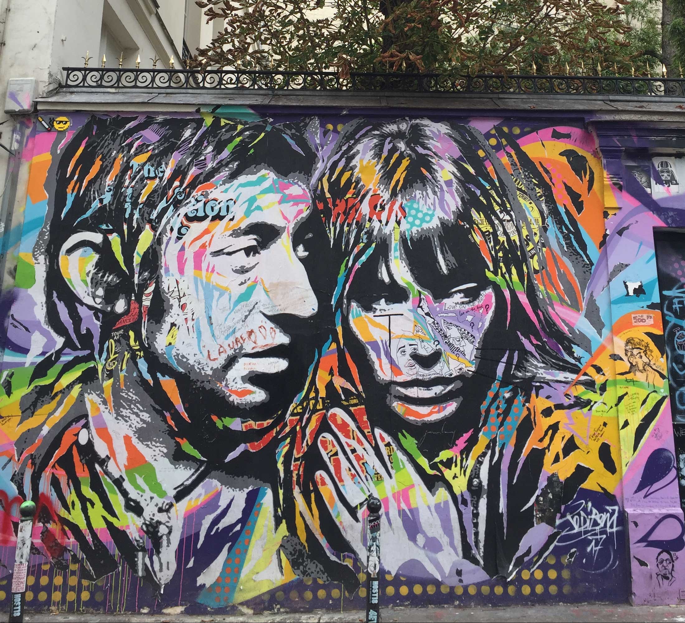 Nuit Blanche Paris 2017'deki Serge Gainsbourg ve Jane Birkin eseri 