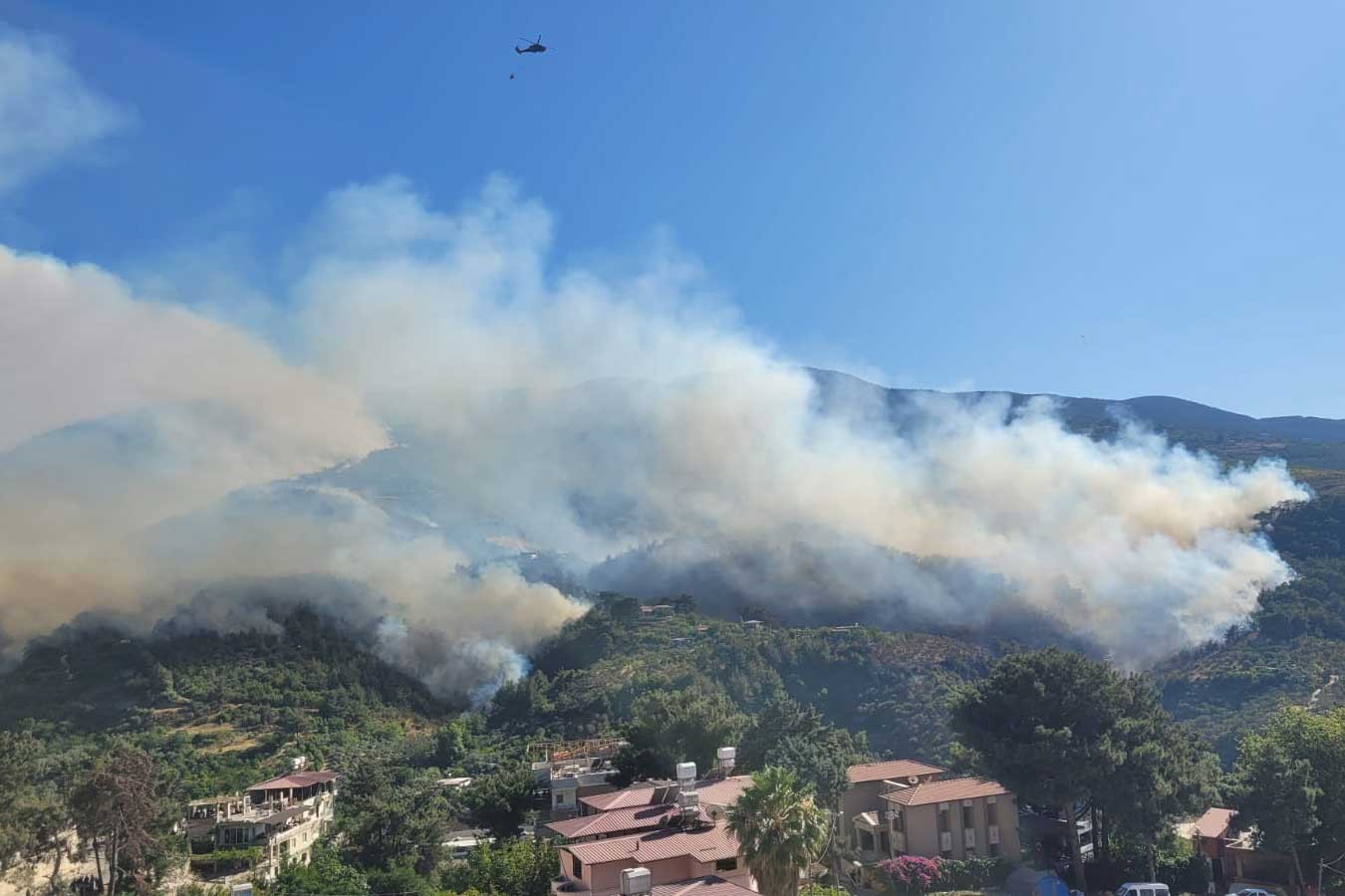 Hatay Belen'deki orman yangını