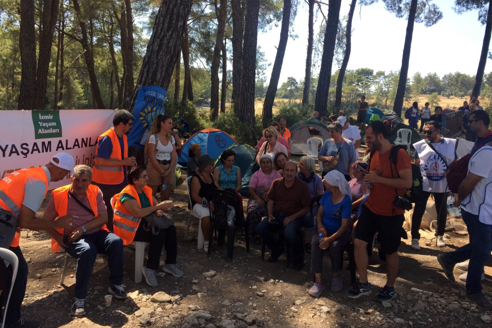 Efes Selçuk konseyinin Akbelen ziyareti