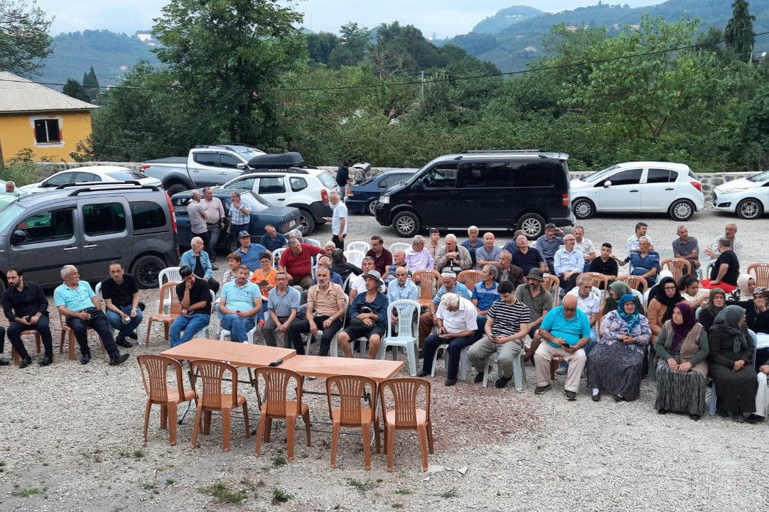 Ulubey'de maden ocağına karşı açıklama