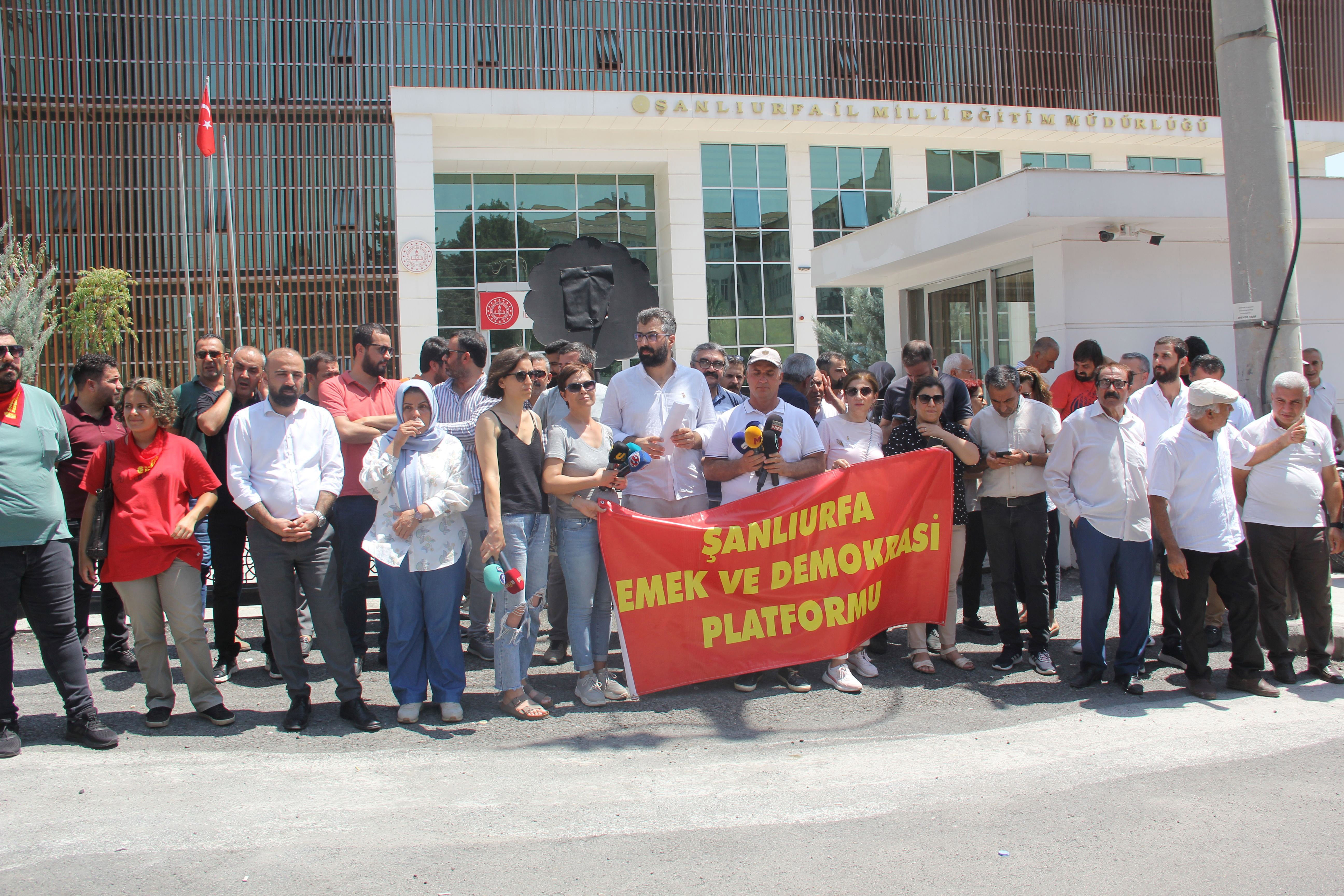 Urfa Emek ve Demokrasi Platformu açıklaması