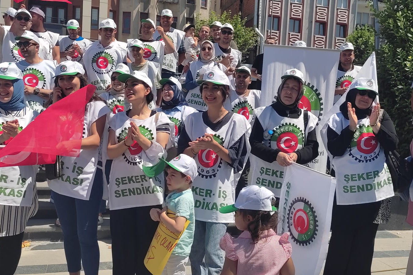 Amasya Suluova Şeker Fabrikası işçileri