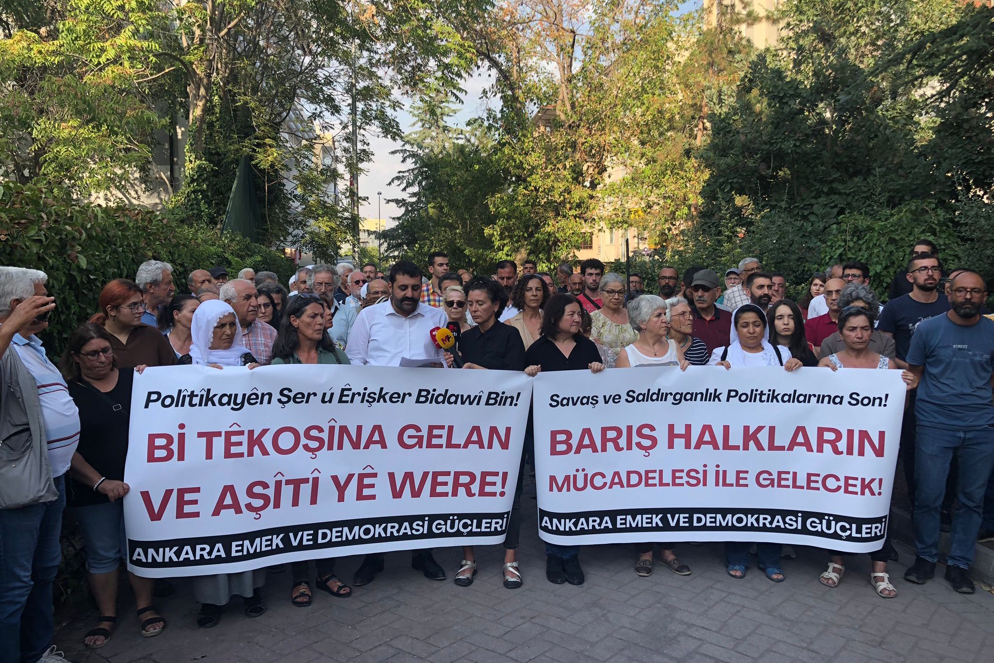 Ankara emek ve demokrasi güçlerinin açıklaması