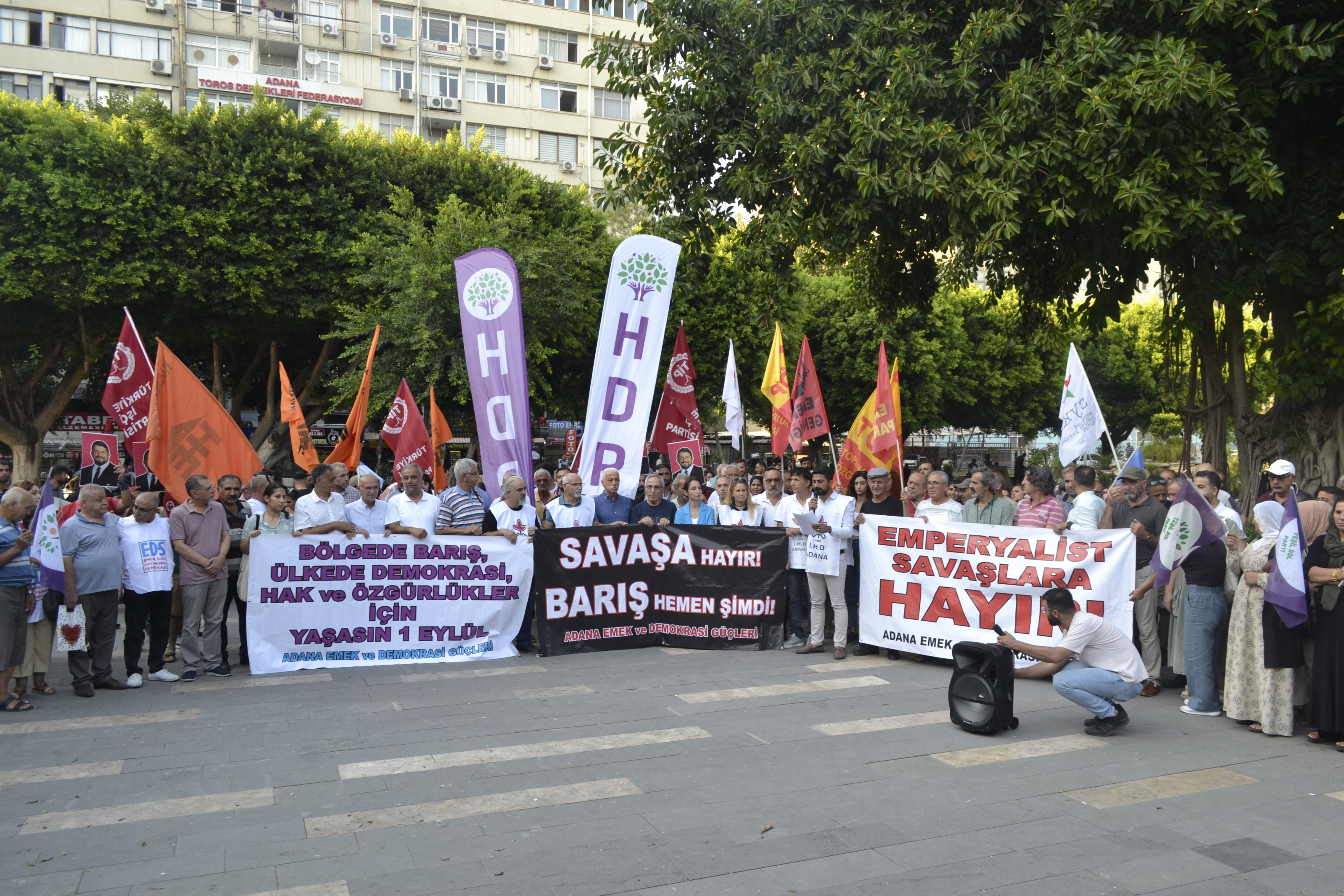 Adana emek ve demokrasi güçlerinin açıklaması