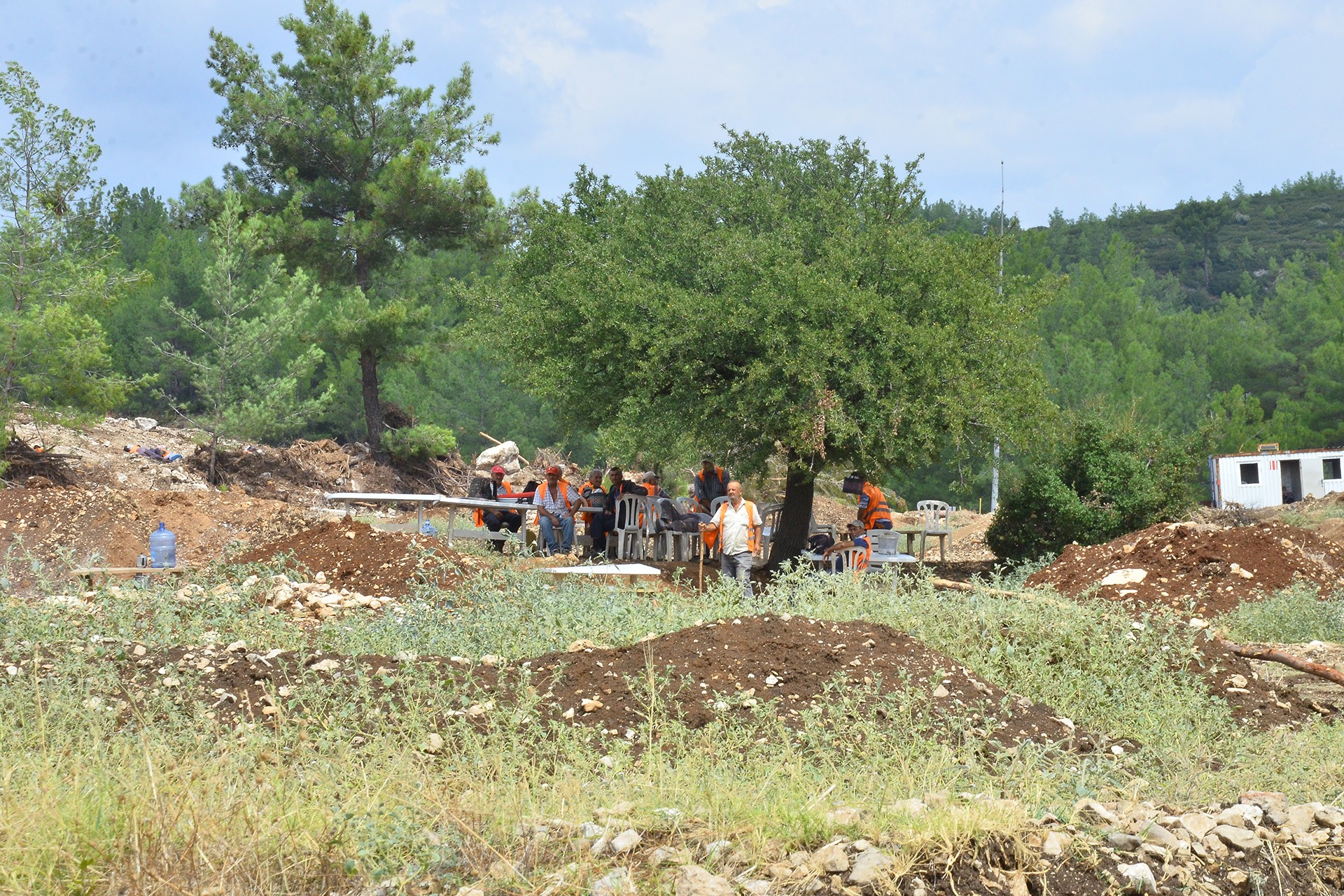 Akbelen'de kazılan yerler