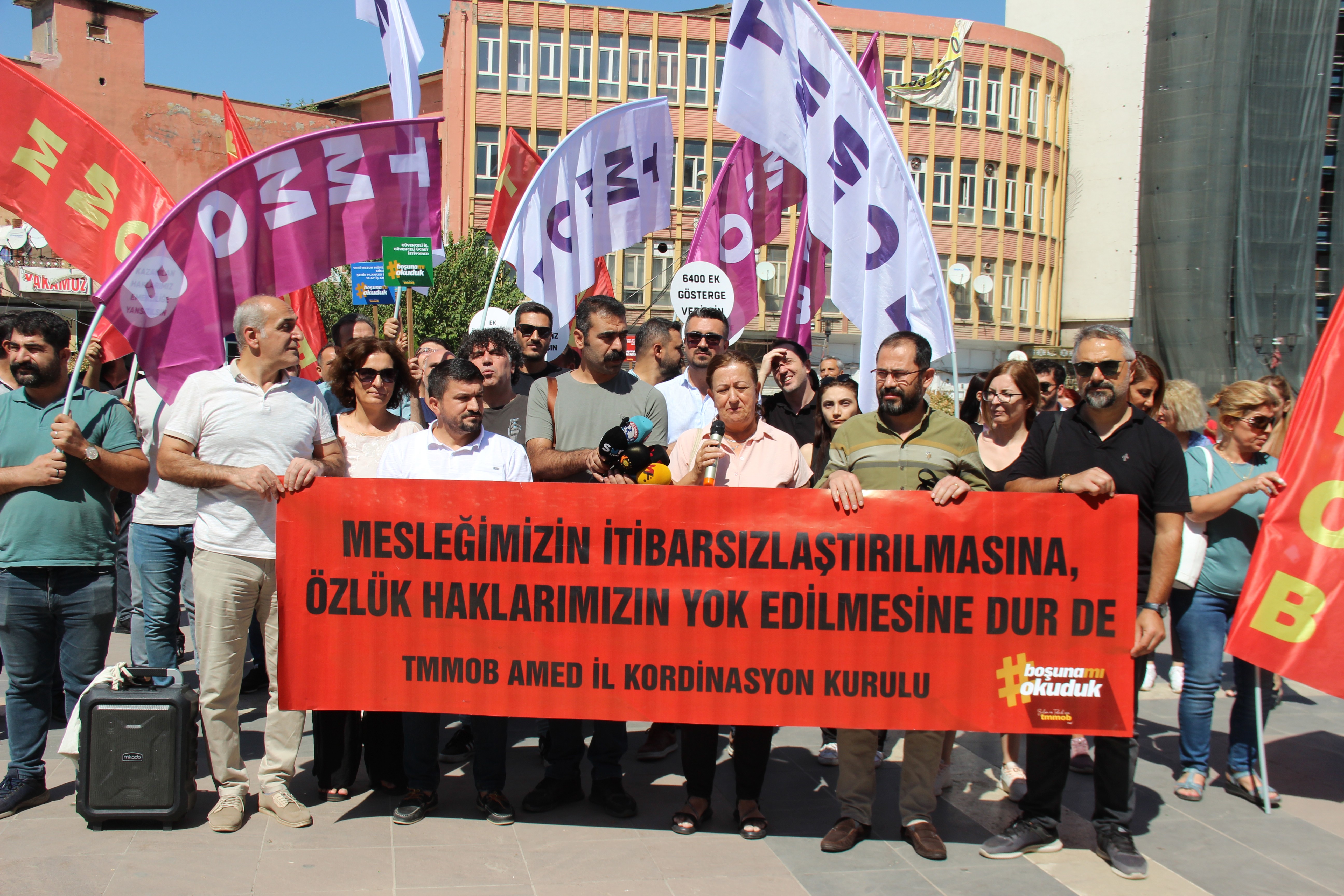 TMMOB Amed İKK üyeleri