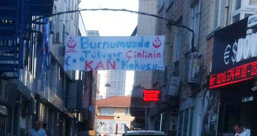 ‘Burnumuzda tütüyor Çinlinin kan kokusu’