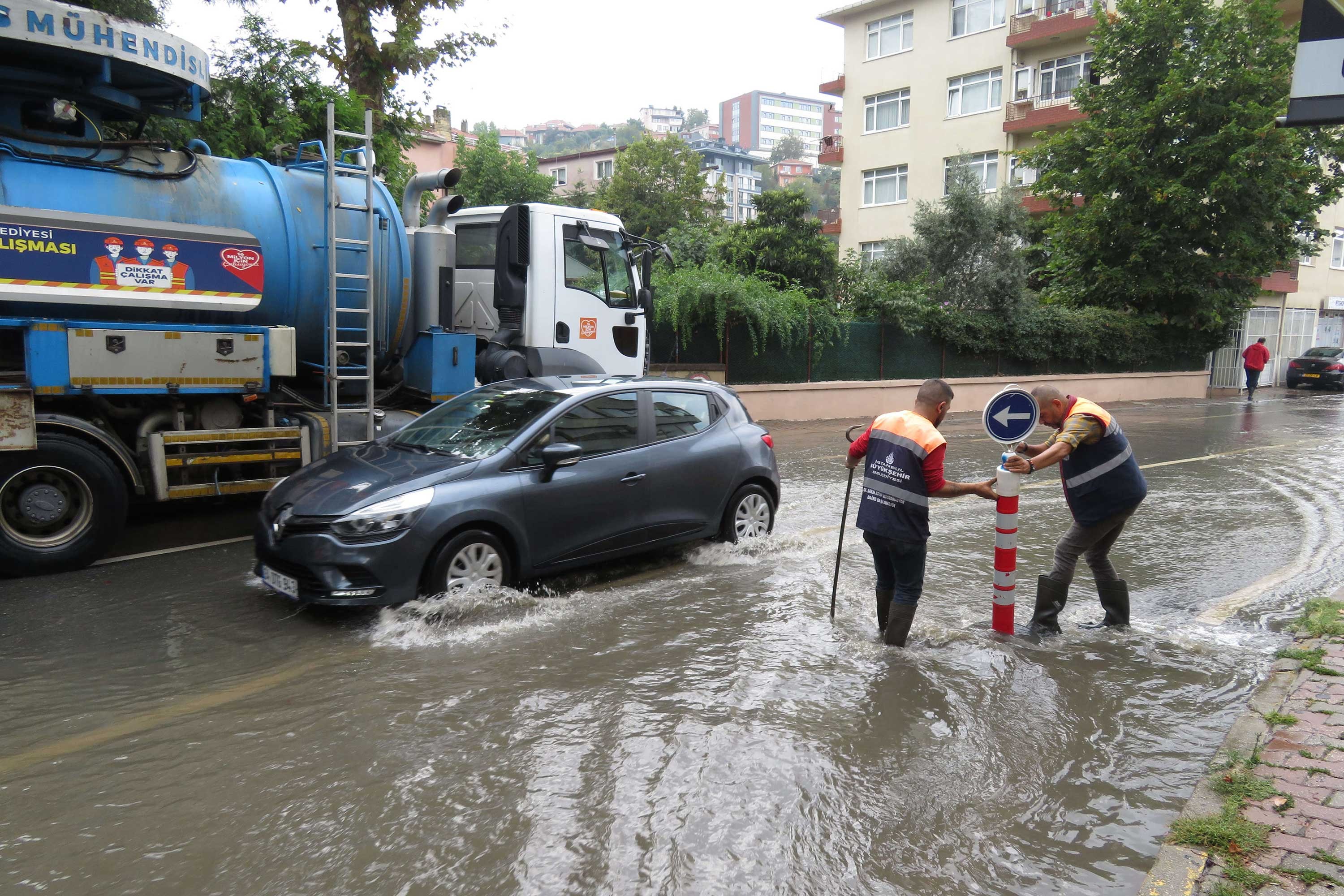 Üsküdar'da sağanak