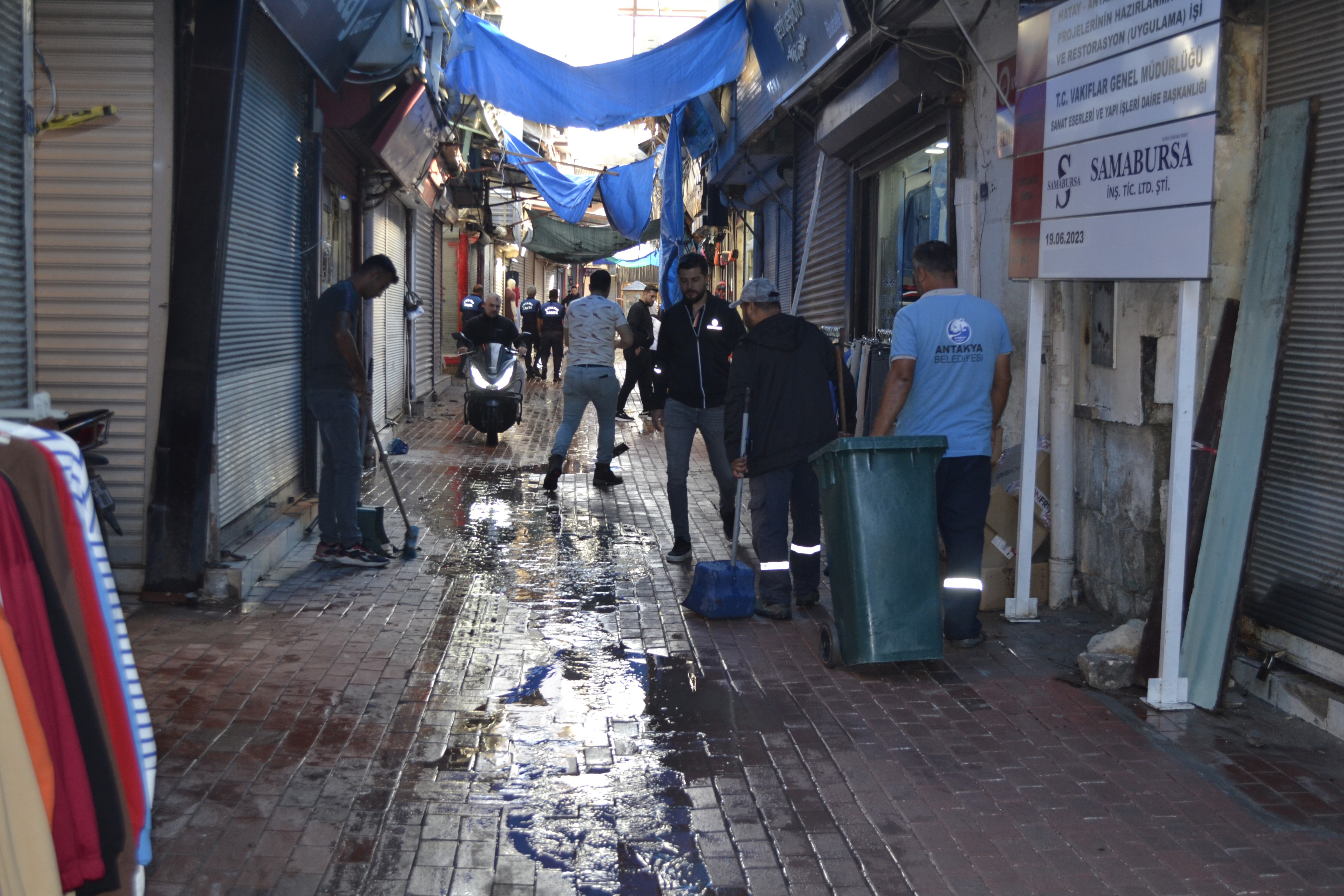 Hatay’ın Antakya Merkez İlçesi’nde bulunan tarihi Uzun Çarşı