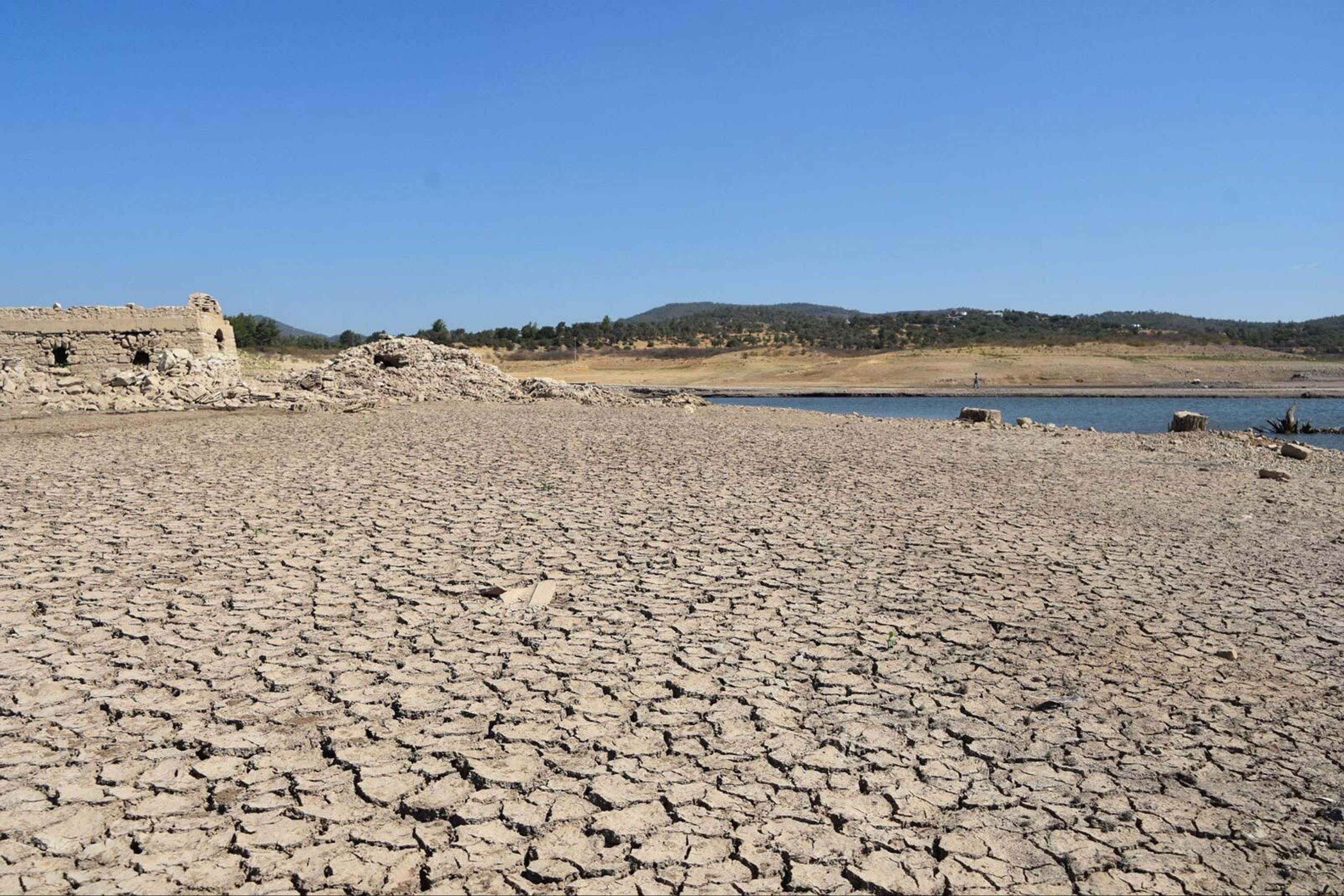 Bodrum'da barajlar kurudu