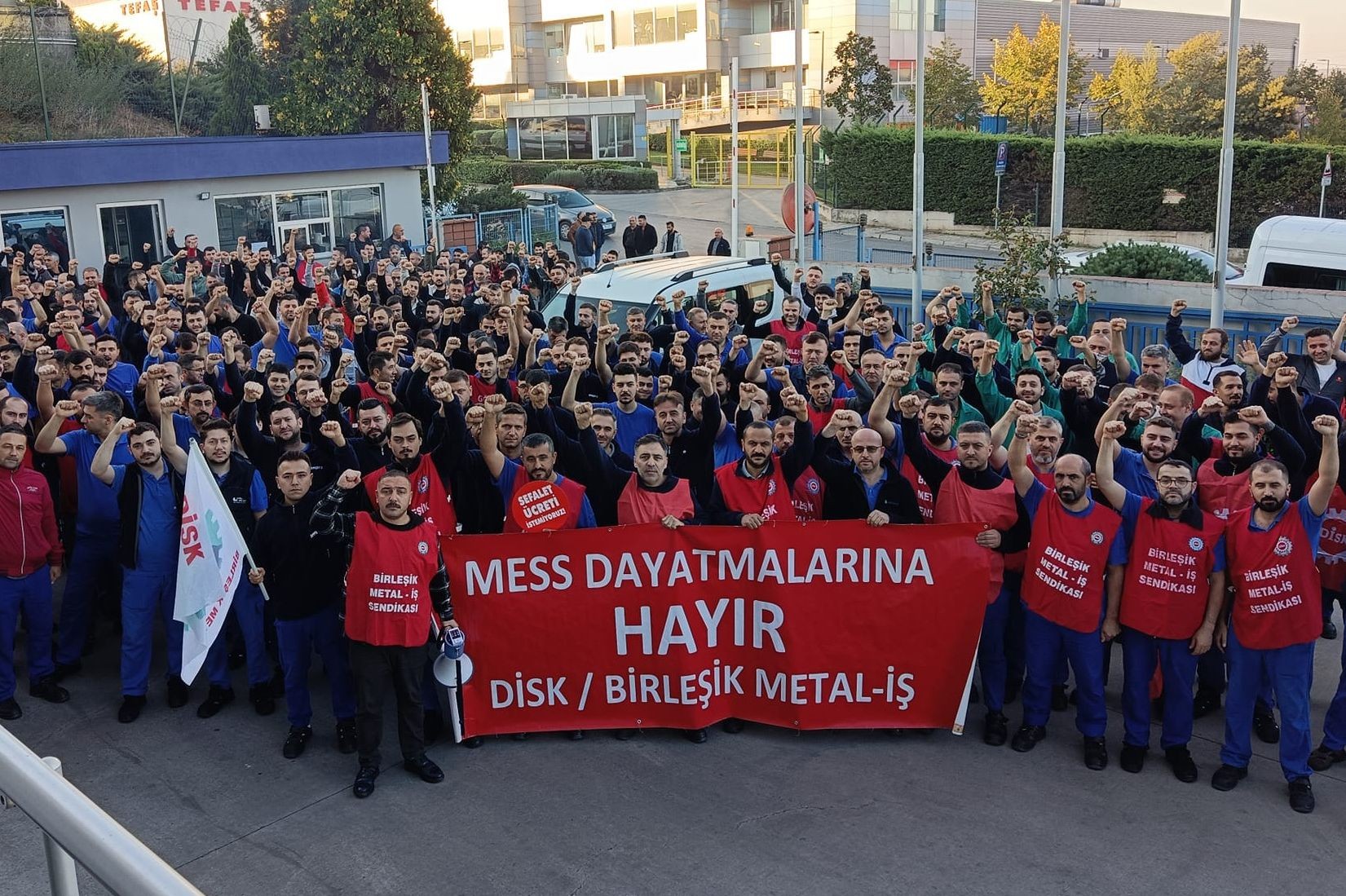 birleşik metal-iş sendikası eylemi