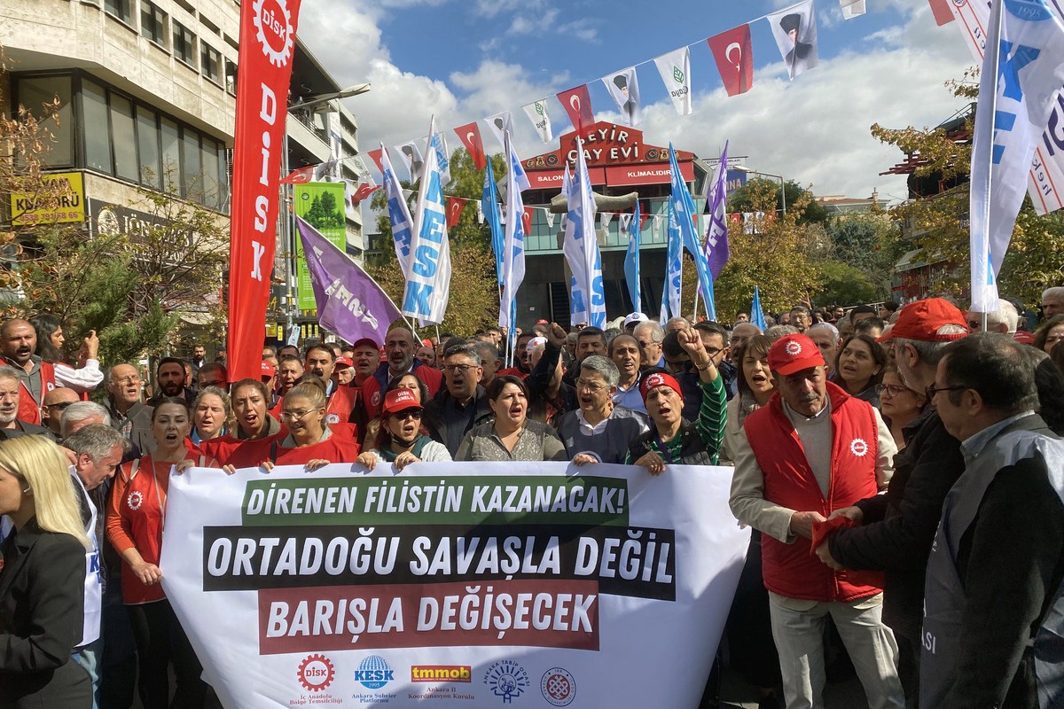 Ankara'da İsrail protestosu