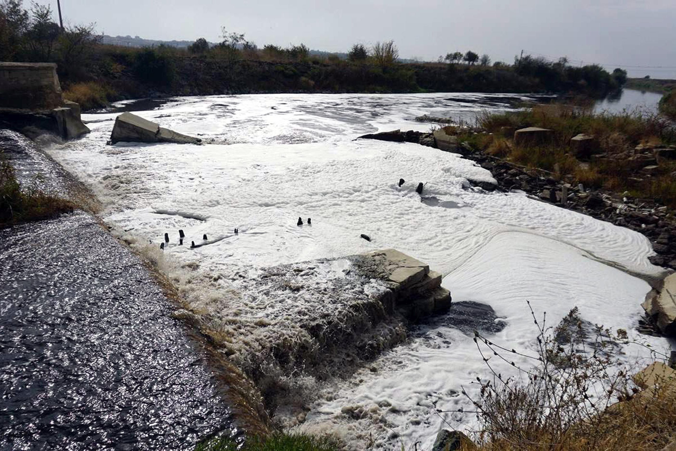 Kirliliği 4'üncü dereceye çıkan Ergene Nehri 