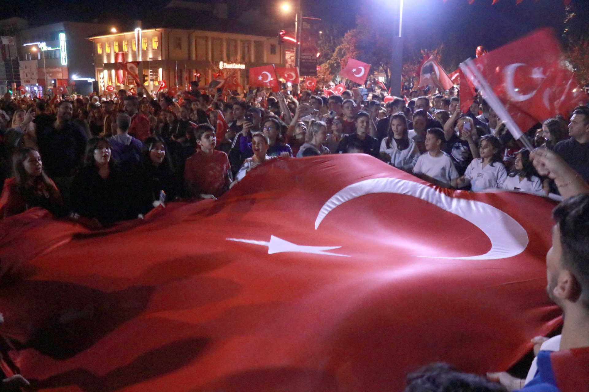 Edirne'de Cumhuriyet Bayramı kutlaması