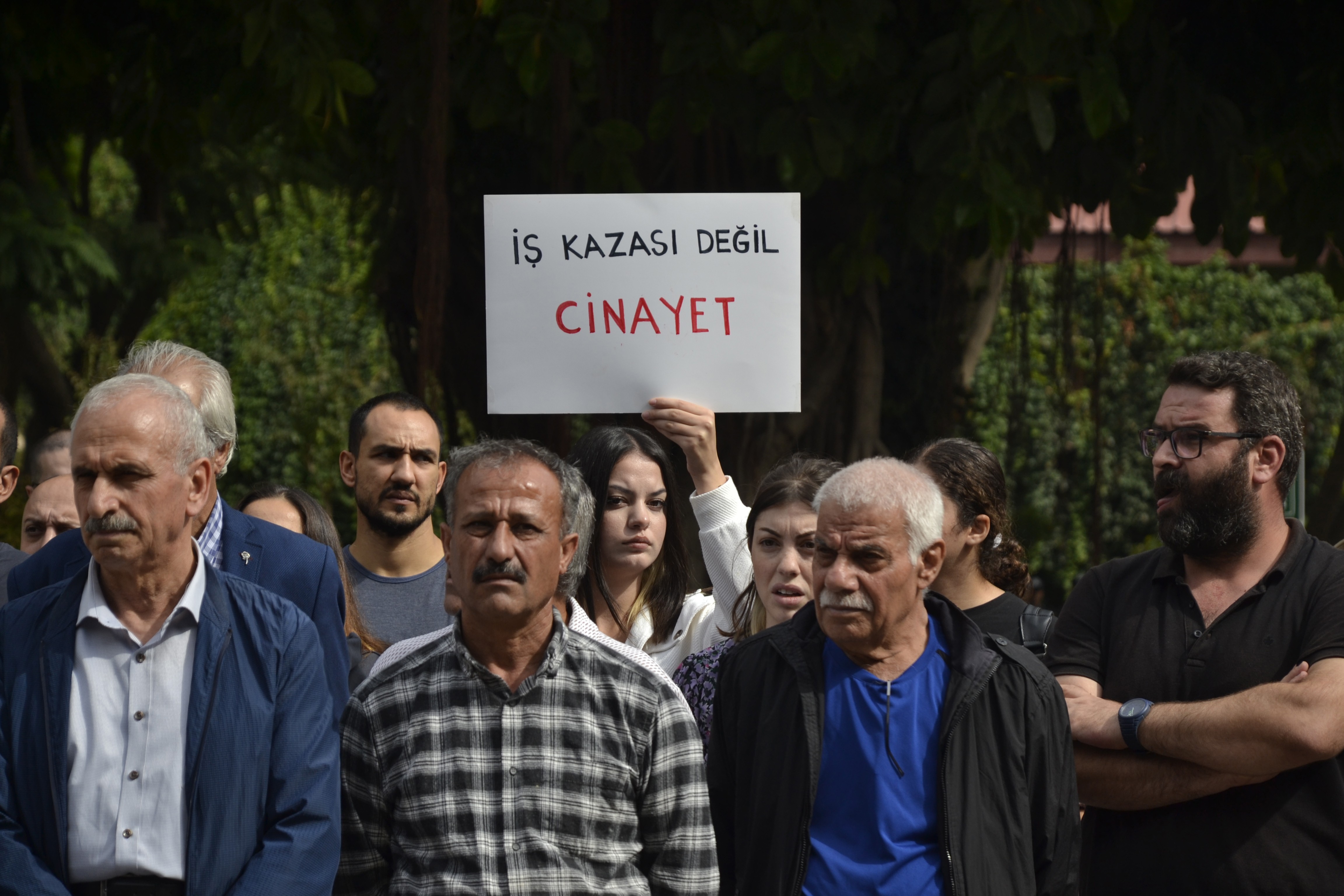 İş cinayetlerine karşı bir eylem