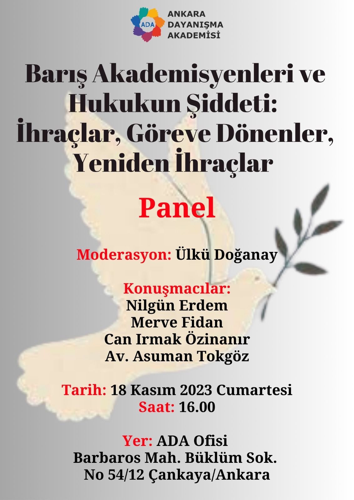 Panel çağrı görseli