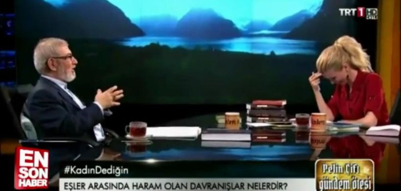 'İleri boyutlarda oral ilişki haramdır' dedi, sunucu gülme krizine girdi