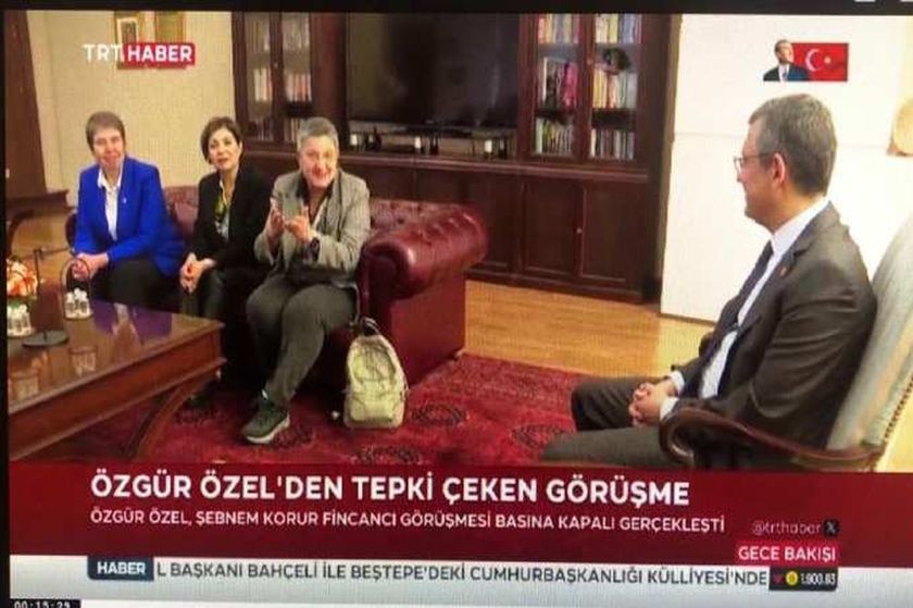 CHP Genel Başkanı Özgür Özel ve TTB  Başkanı Şebnem Korur Fincancı