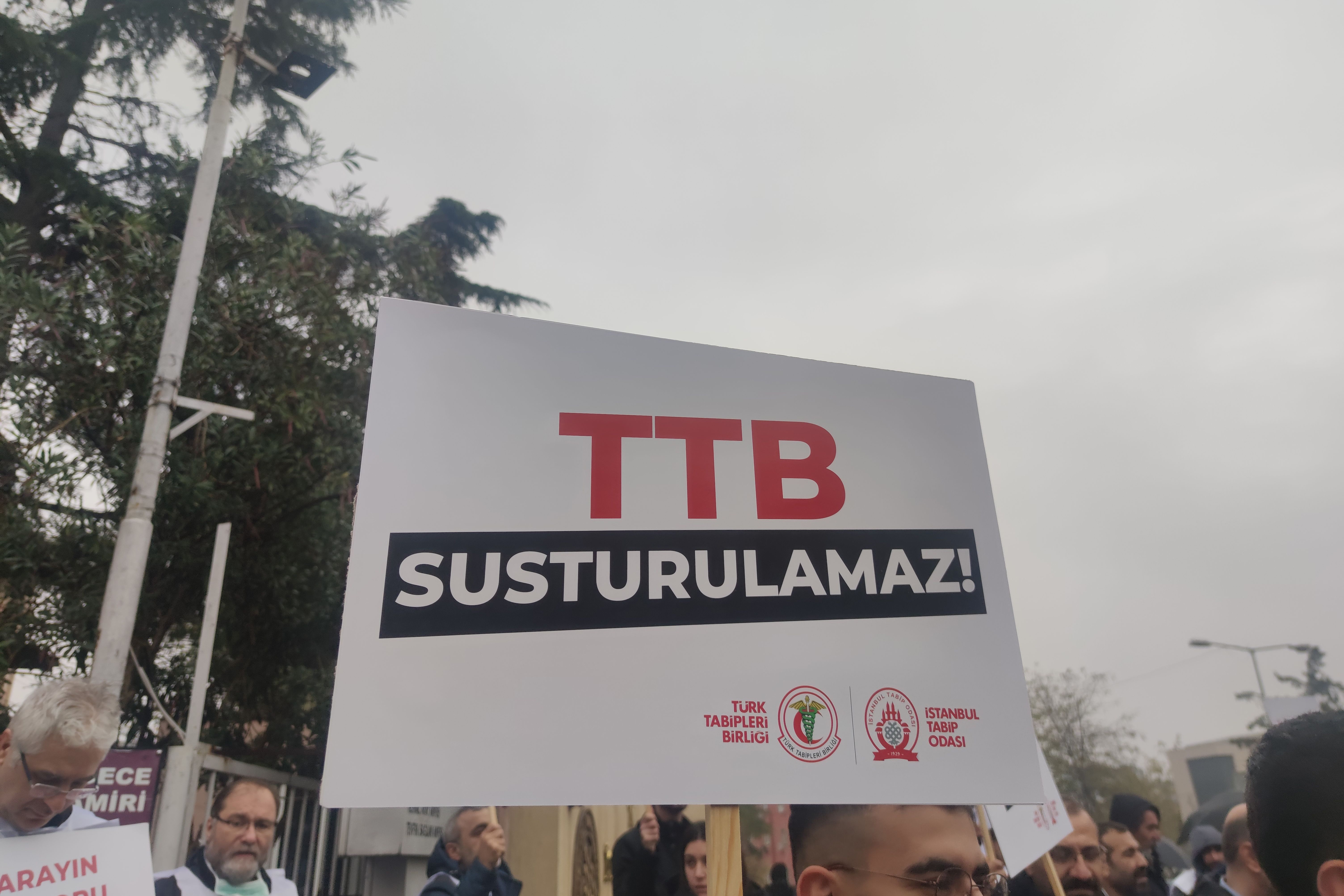 TTB davası ile ilgili İstanbul'da yapılan açıklama