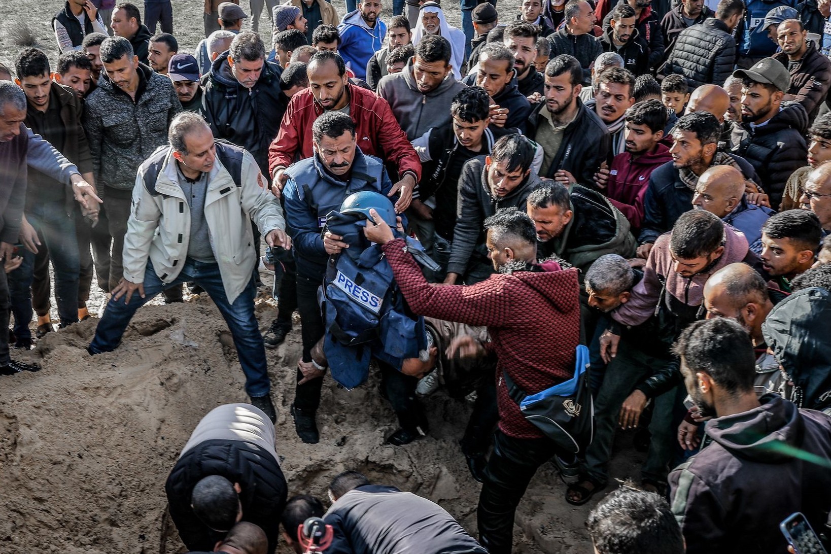 İsrail'in öldürdüğü Samir Ebu Dakka'nın cenaze töreni